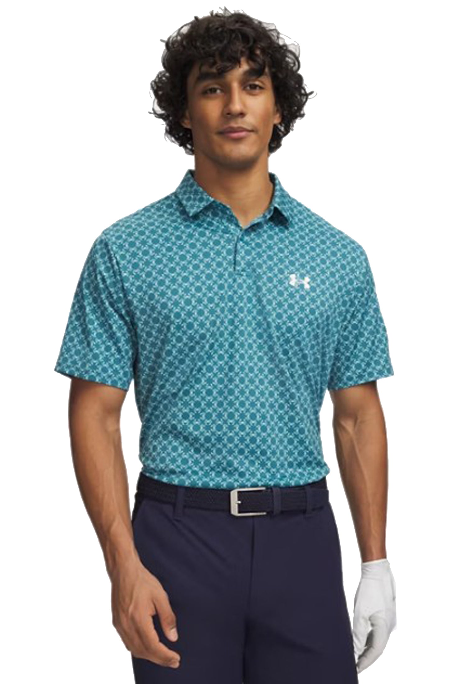 Polo a maniche corte sportiva Golf blu Matchplay Under Armour P26 77-6009800 04670467 UA GOLF 