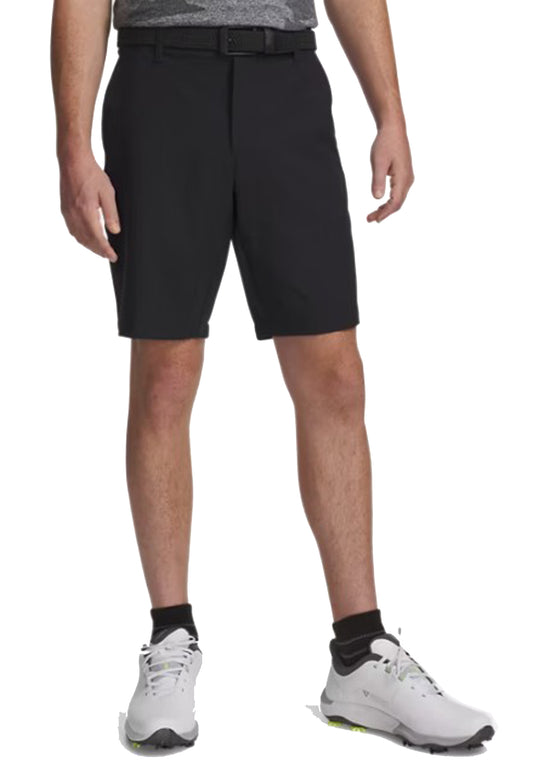 Pantaloncini bermuda sportivi golf neri Drive Tapered Under Armour P26 77-6012300 00010001 UA GOLF 