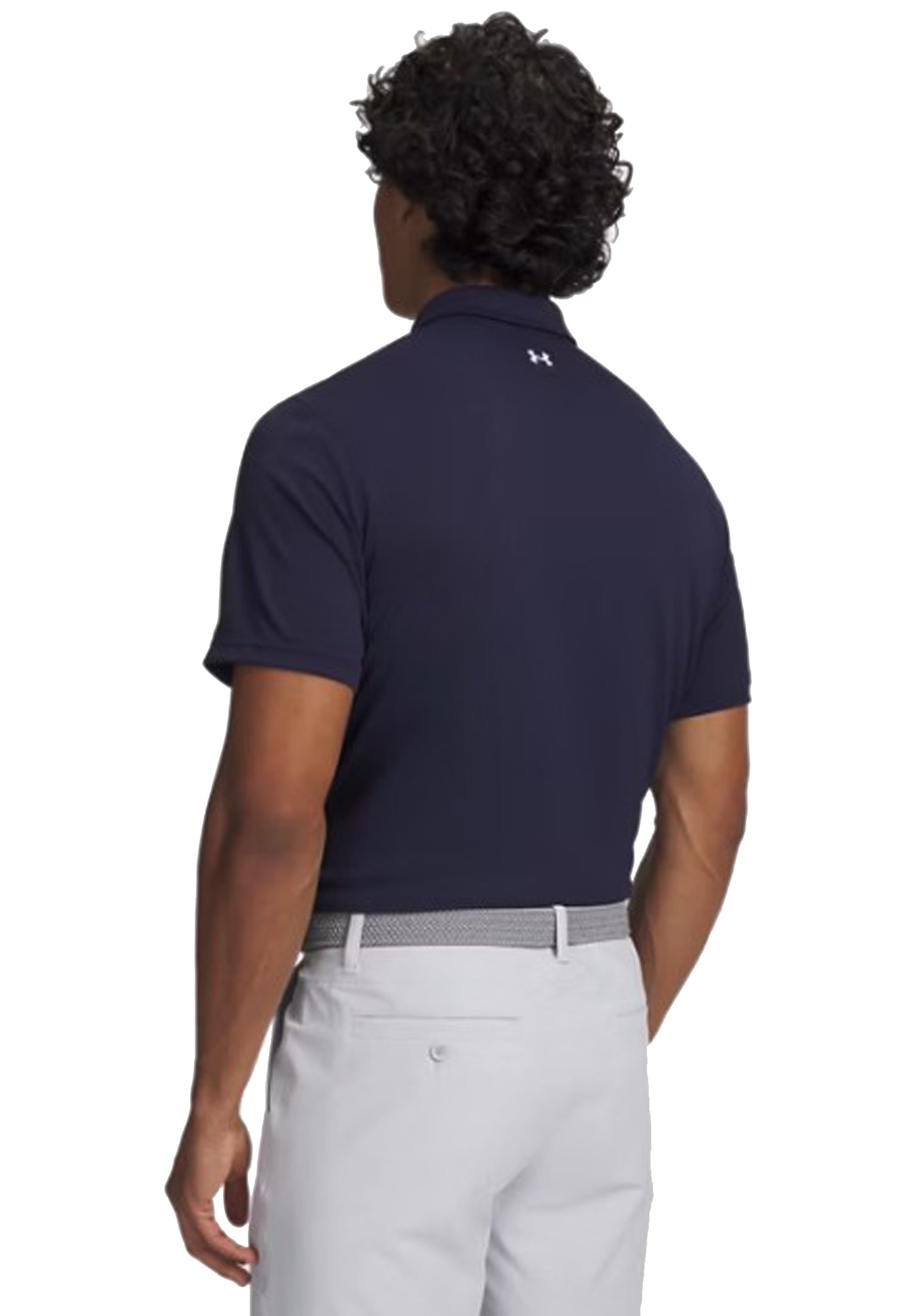 Polo a manica corta sportiva blu Golf Drive Pique Under Armour P26 77-6012303 04100410 UA GOLF 