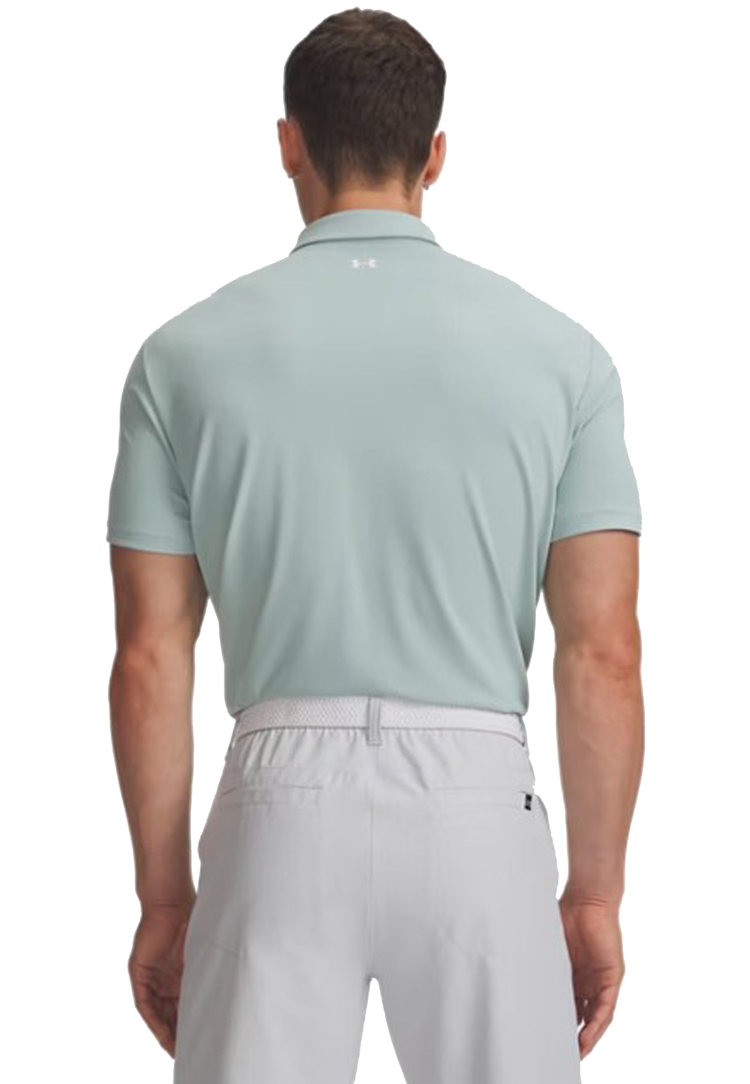 Polo a manica corta sportiva azzurra Golf Drive Pique Under Armour P26 77-6012303 04770477 UA GOLF 