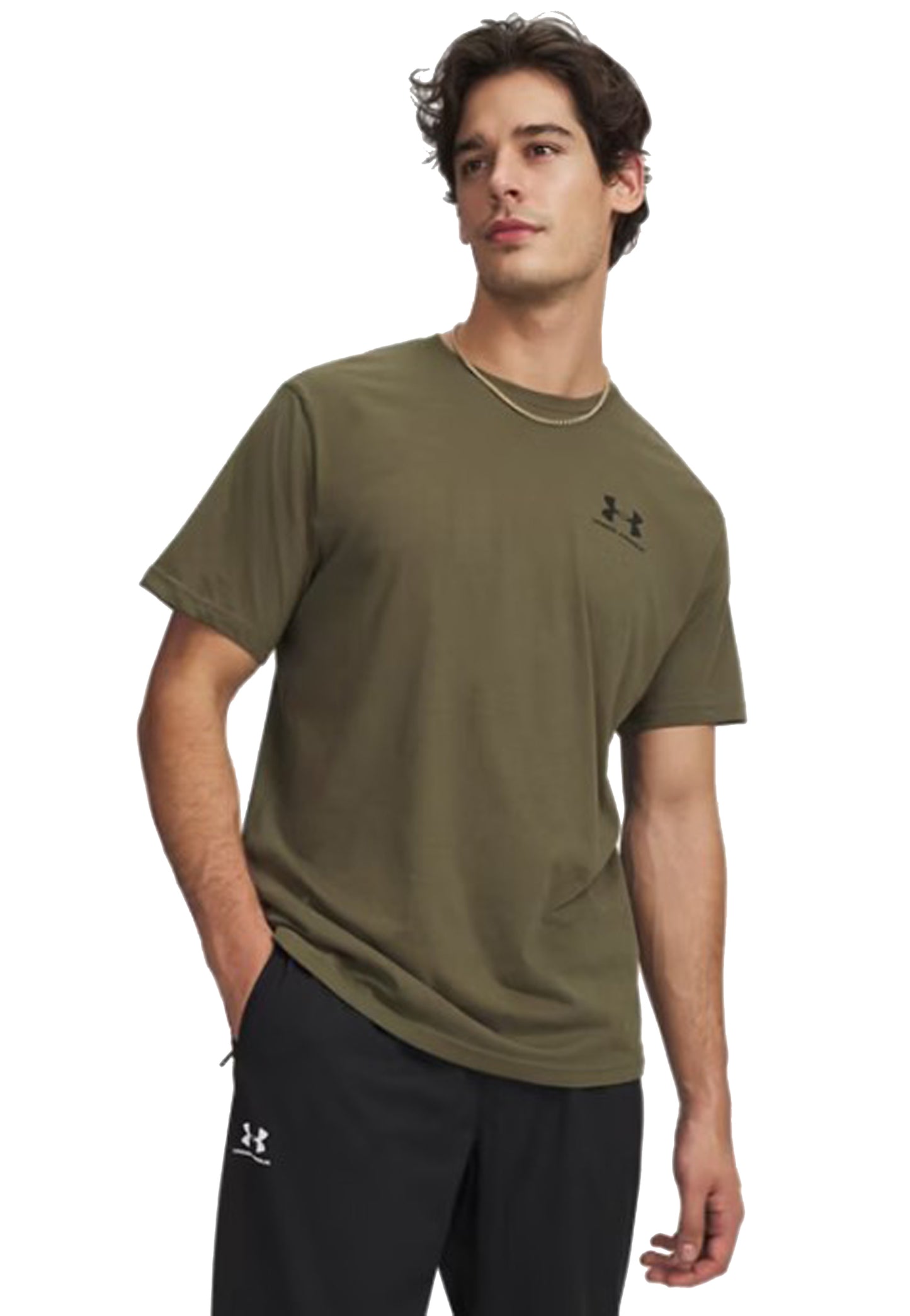 T-shirt girocollo sportiva allenamento verde Under Armour P26 77-1326799 03900390 UNDER ARMOUR 