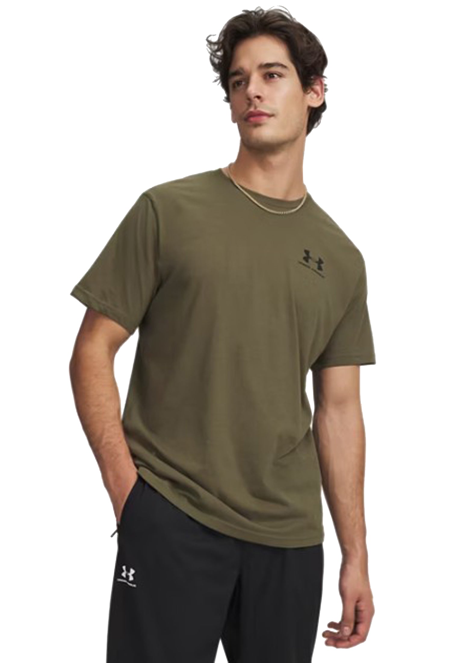 T-shirt girocollo sportiva allenamento verde Under Armour P26 77-1326799 03900390 UNDER ARMOUR 