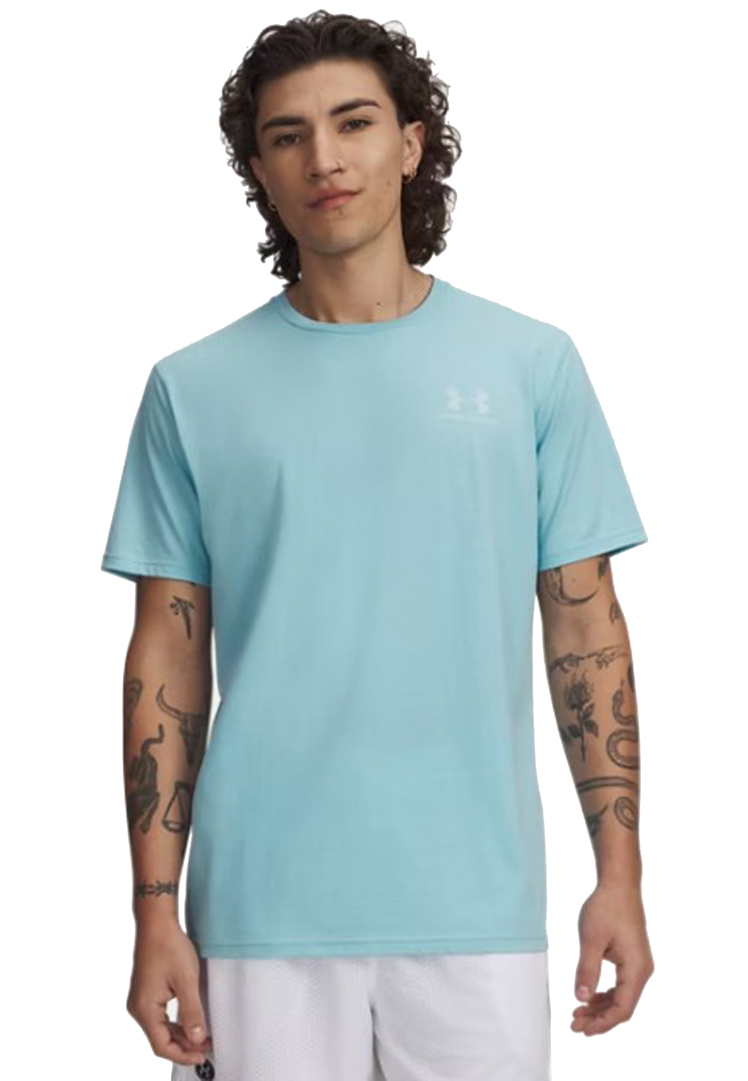 T-shirt girocollo sportiva allenamento azzurra Under Armour P26 77-1326799 04250425 UNDER ARMOUR 