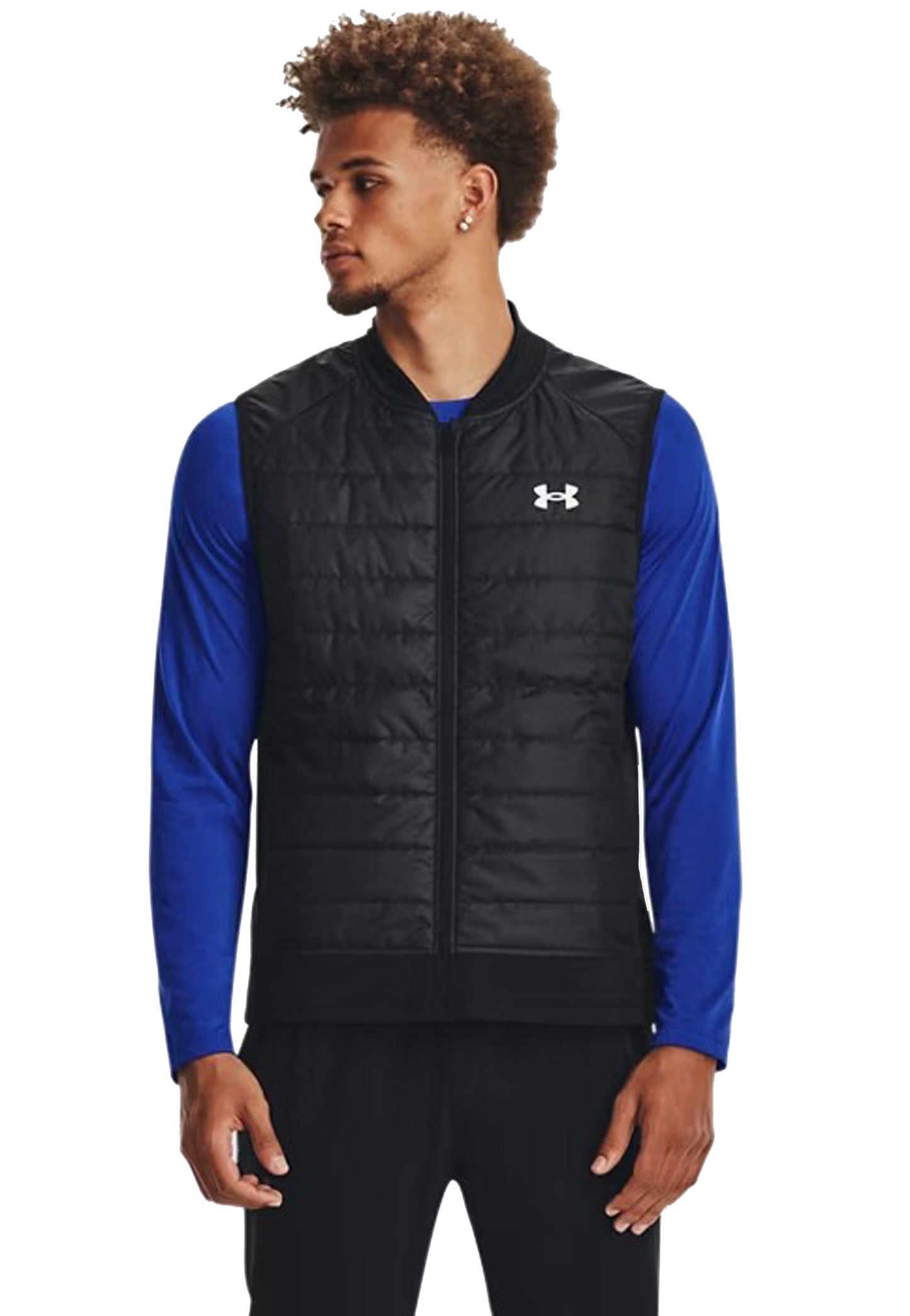 Smanicato gilet nero sportivo allenamento Launch Under Armour P26 77-1380870 00010001 UNDER ARMOUR 