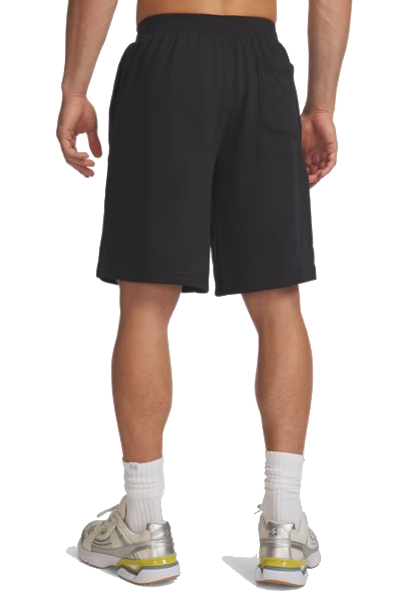 Pantaloncini sportivi neri tuta felpati Rival Under Armour P26 77-6009345 00010001 UNDER ARMOUR 
