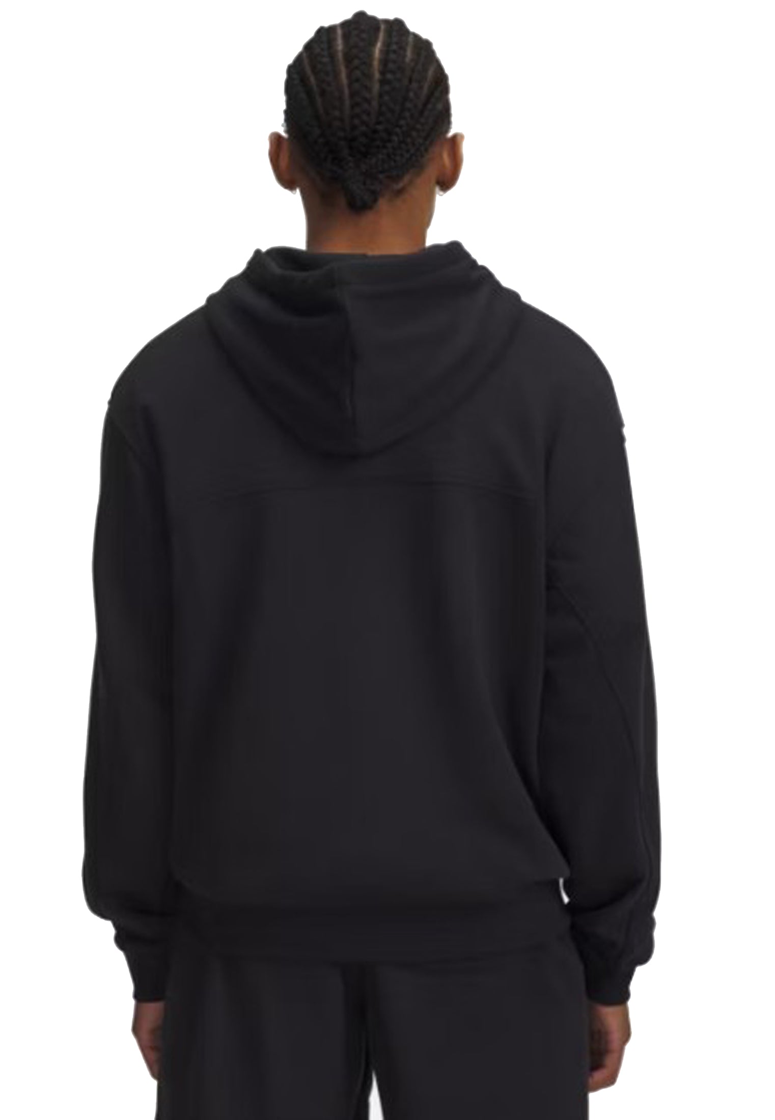 Felpa con cappuccio e zip interno pile nera Rival Under Armour P26 77-6009346 00010001 UNDER ARMOUR 