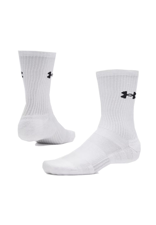 Pacco da 3 pezzi calze sportive bianche performance cotton Under Armour P26 77-6009685 01000100 UNDER ARMOUR 