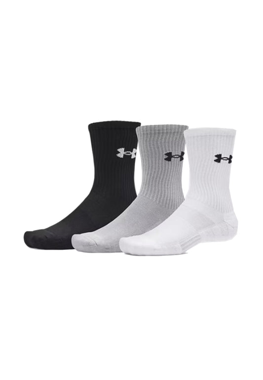 Pacco da 3 pezzi calze sportive mix colori performance cotton Under Armour P26 77-6009685 01010101 UNDER ARMOUR 