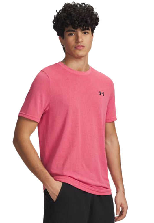 T-shirt girocollo sportiva allenamento rosa Vanish Seamless Under Armour P26 77-6010603 06000600 UNDER ARMOUR 