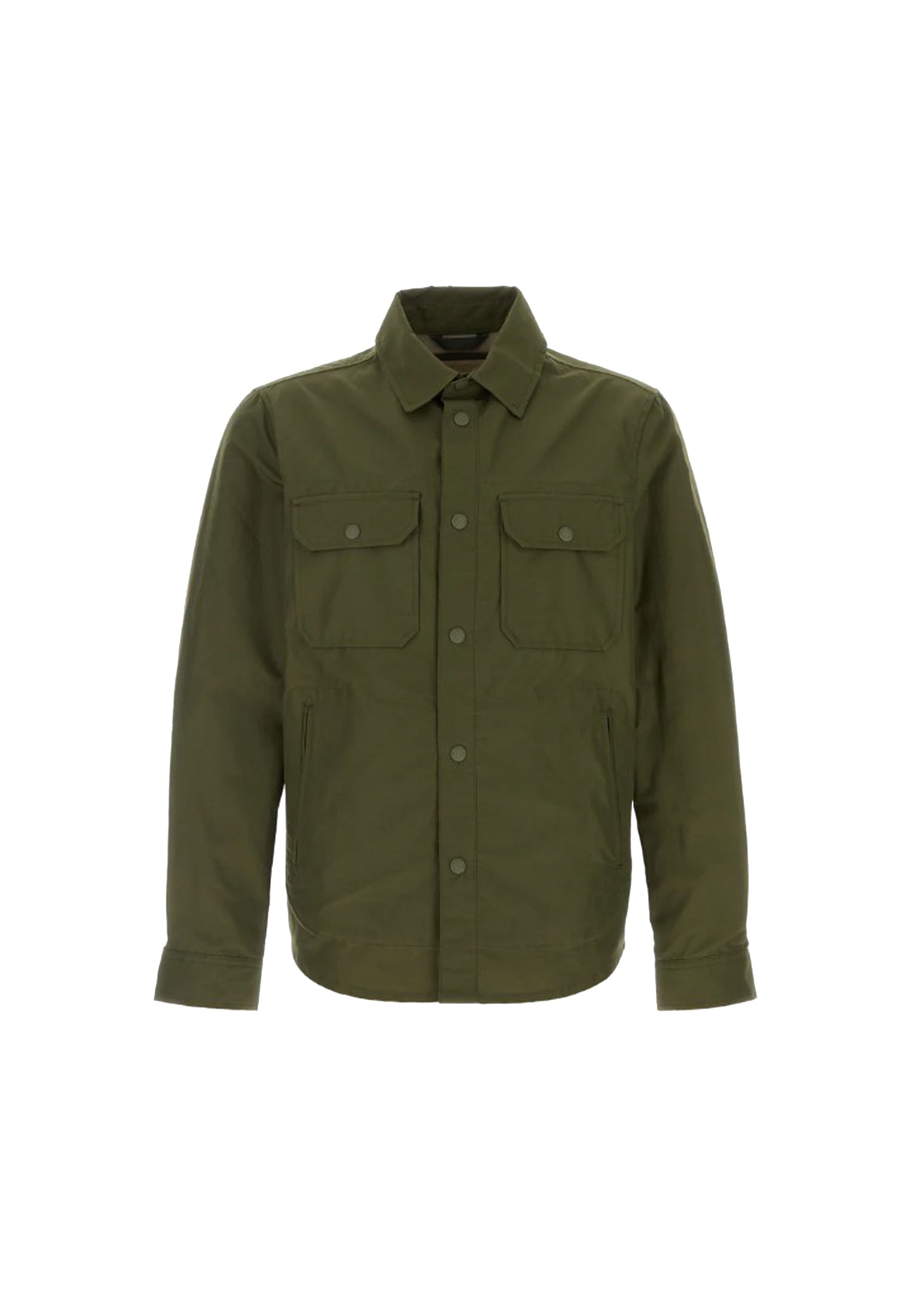 Giacca camicia leggera verde oliva Light Ramar Woolrich P26 CFWOOS0186MRUT3662 SMOSMO WOOLRICH 