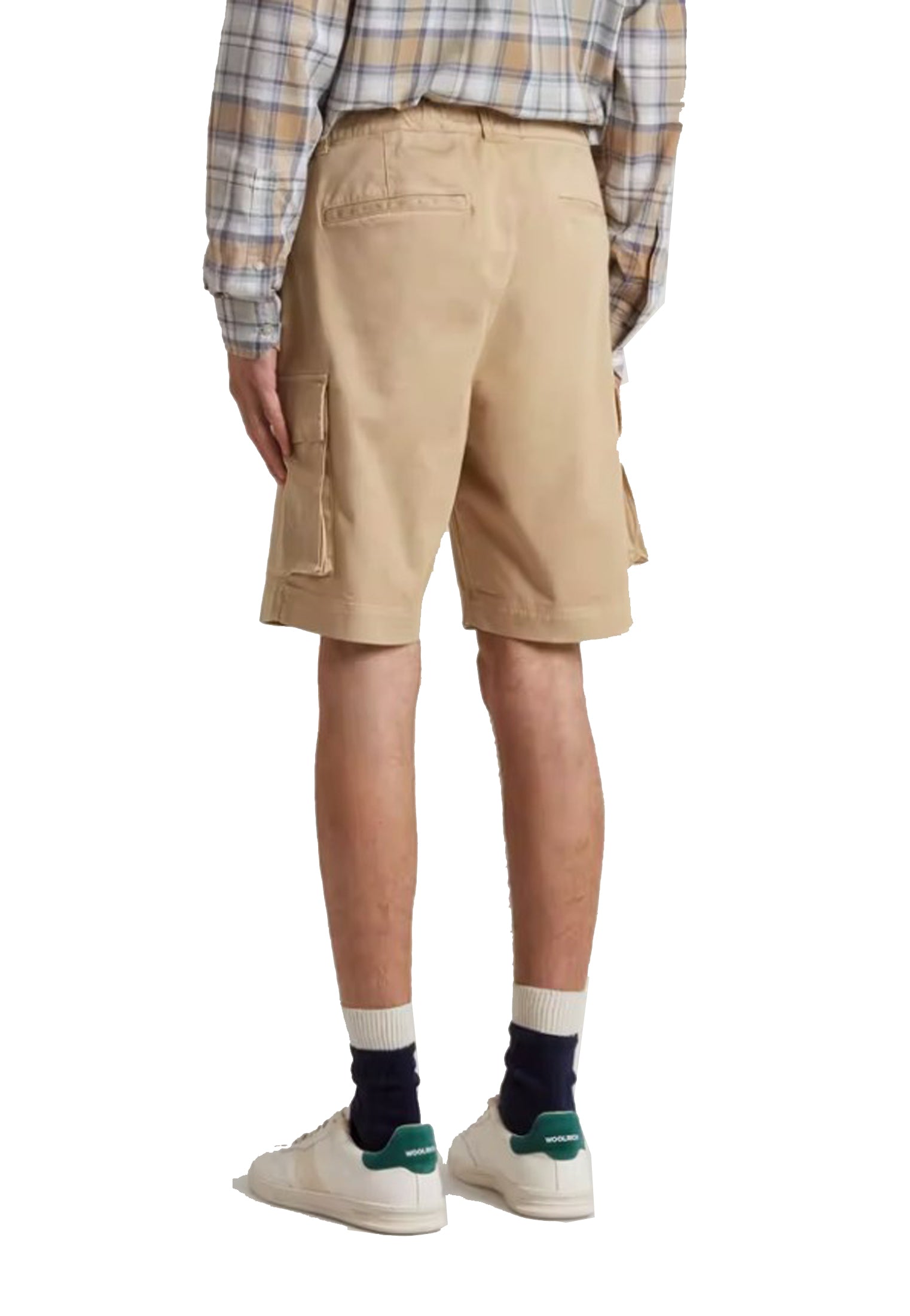 Pantaloncini bermuda cargo beige cotone Woolrich P26 CFWOSH2001MRUT5262 74367436 WOOLRICH 