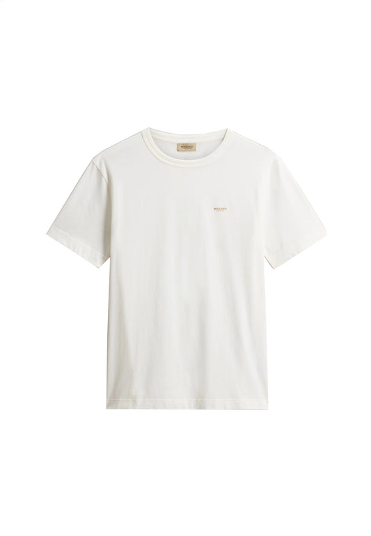 T-shirt girocollo bianca cotone organico Woolrich P26 CFWOTE2012MRUT5334 82708270 WOOLRICH 