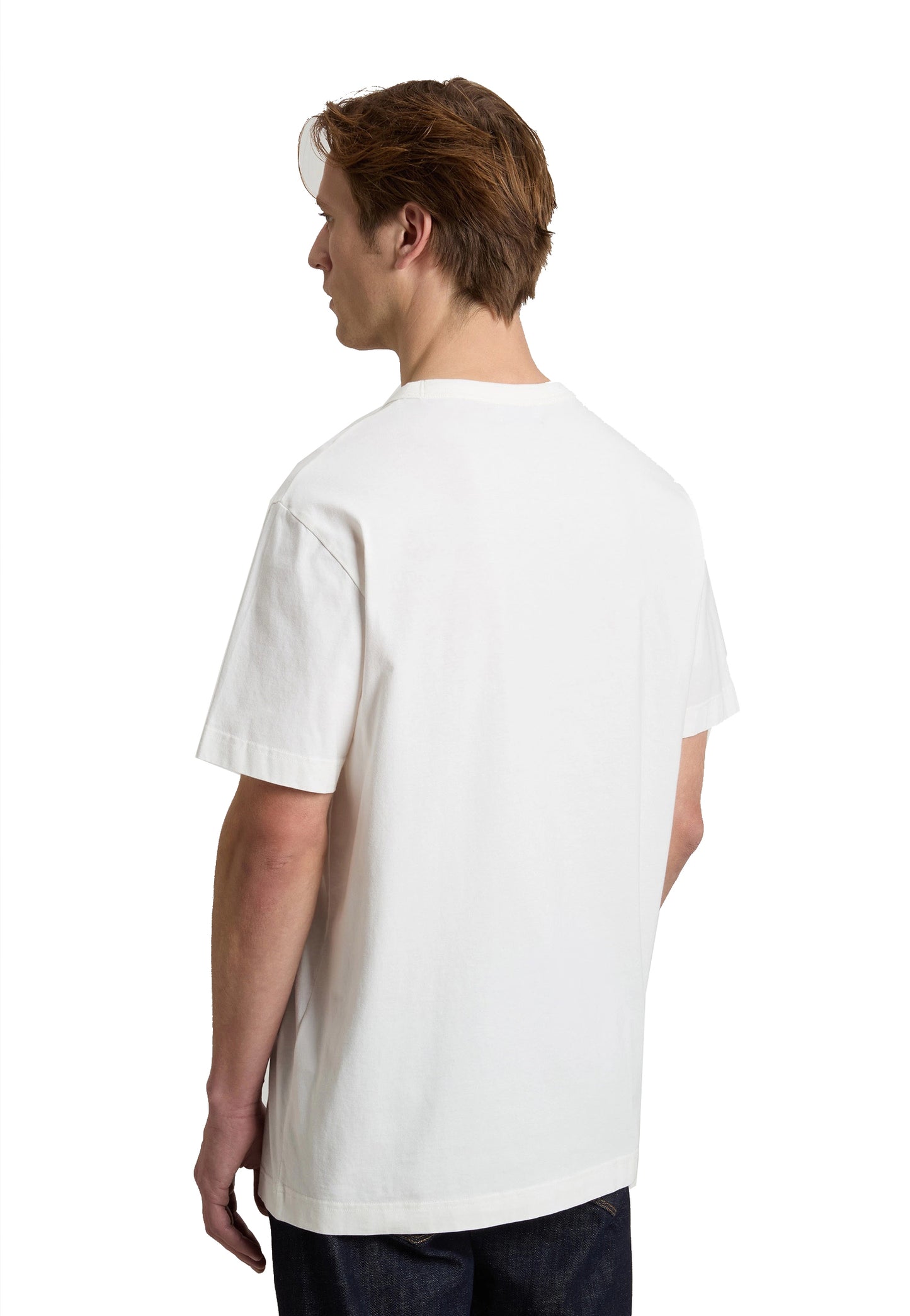 T-shirt girocollo bianca cotone organico Woolrich P26 CFWOTE2012MRUT5334 82708270 WOOLRICH 