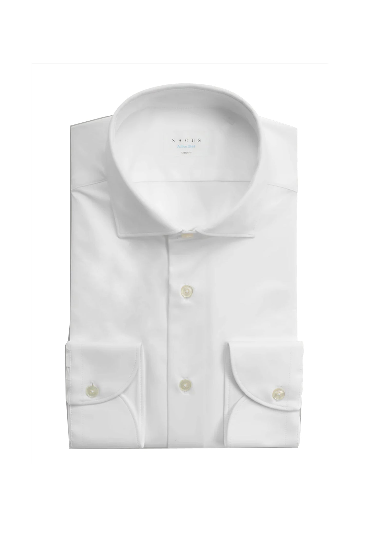 Camicia bianca tecnica Active collo francese Xacus P26 ACT558ML/11460 //001 XACUS 
