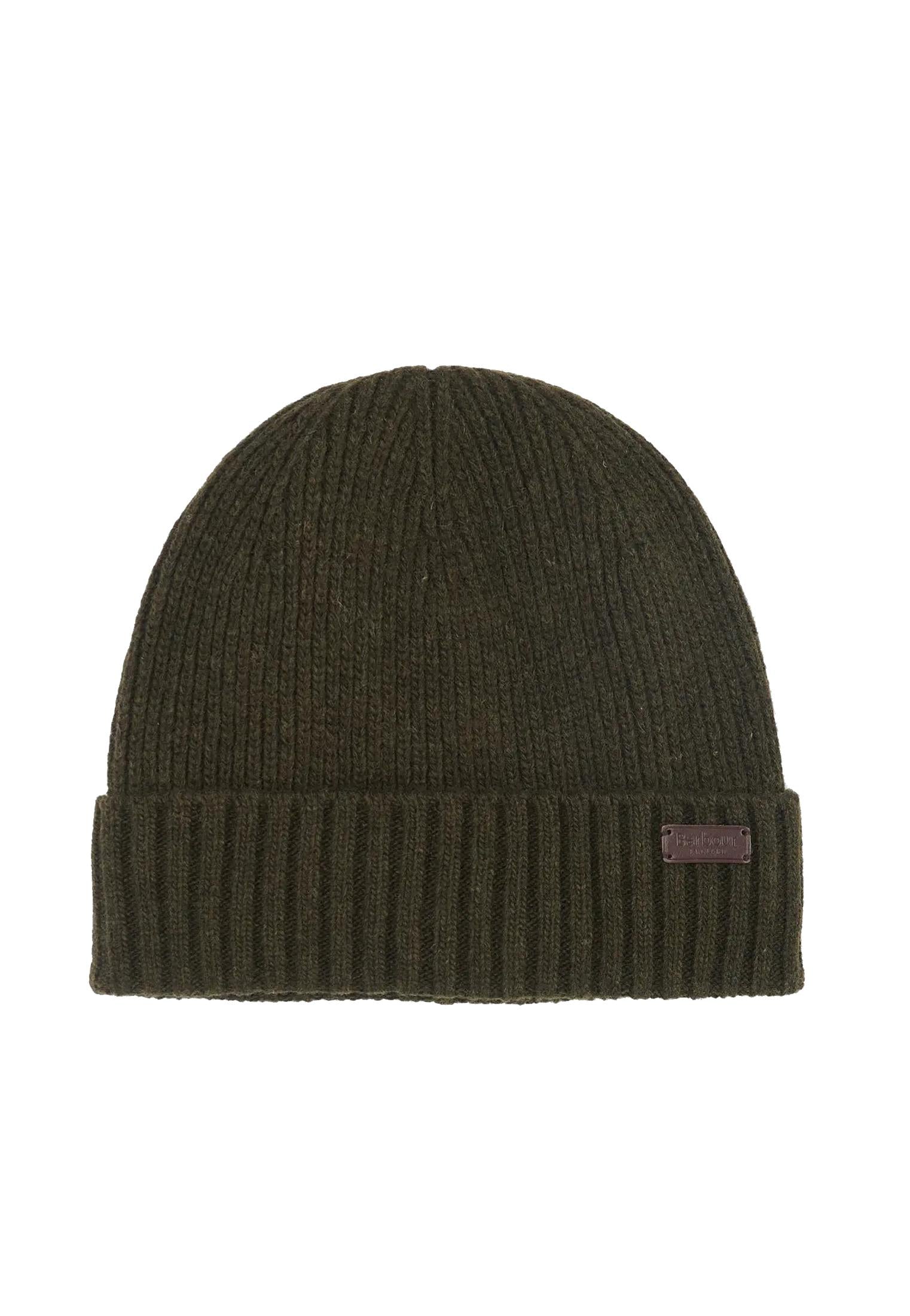 Berretto in maglia misto lana verde scuro Carlton Barbour A25 252MMHA0449 GN91GN91 BARBOUR 