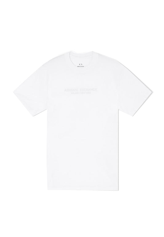T-shirt girocollo bianca jersey cotone Armani Exchange P26 XM001280 AF10361 U0002U0002 ARMANI EXCHANGE 