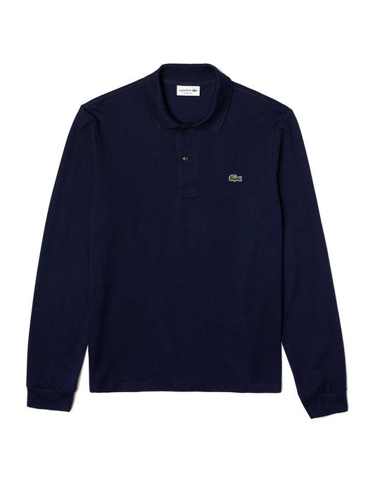 Polo classica blu a maniche lunghe Lacoste A23 L1312 166166 LACOSTE 