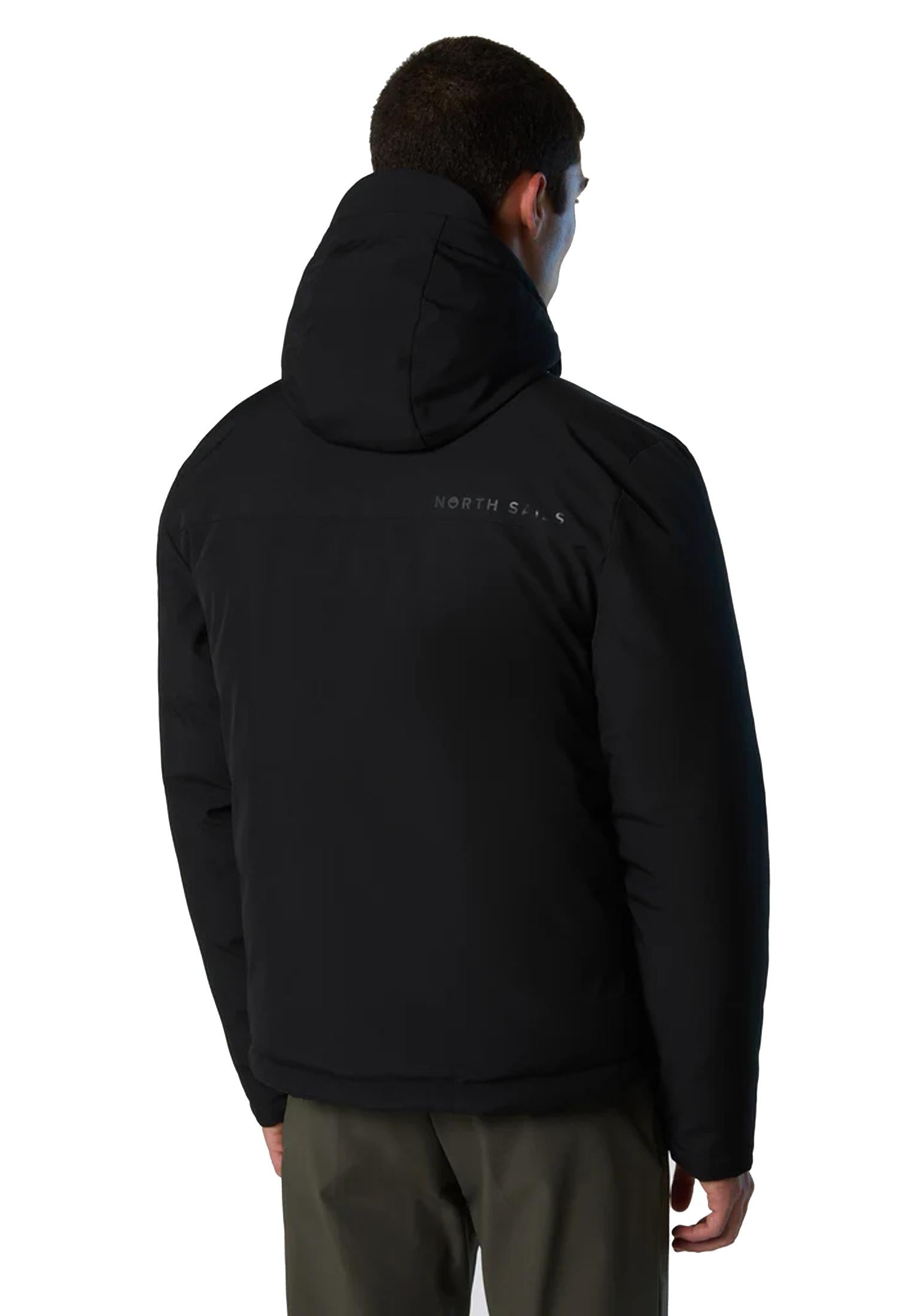 Giacca con cappuccio nera softshell Hobart North Sails A25 603367 09990999 NORTH SAILS 