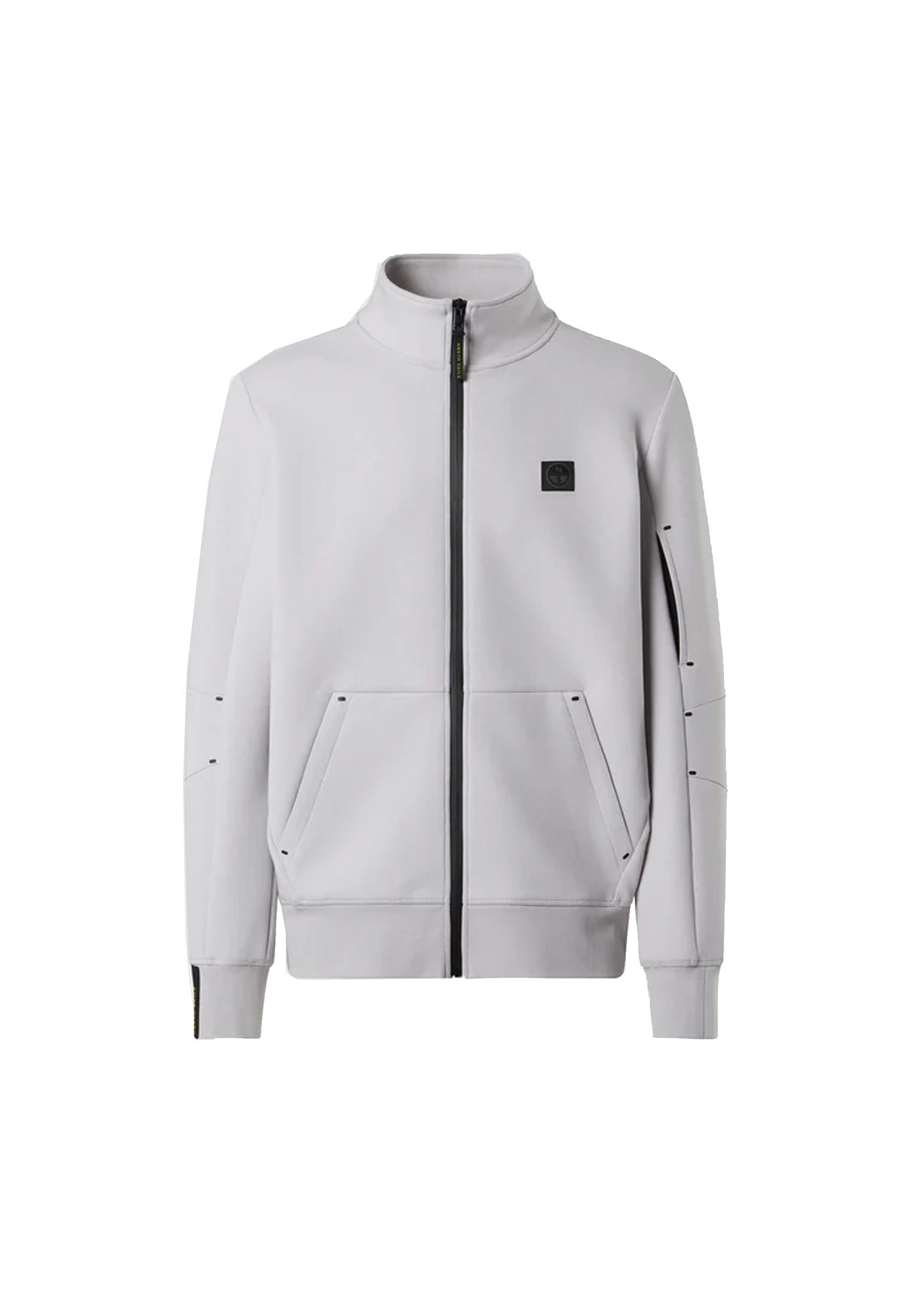 Felpa grigia full zip Scuba North Sails A25 691095 09160916 NORTH SAILS 