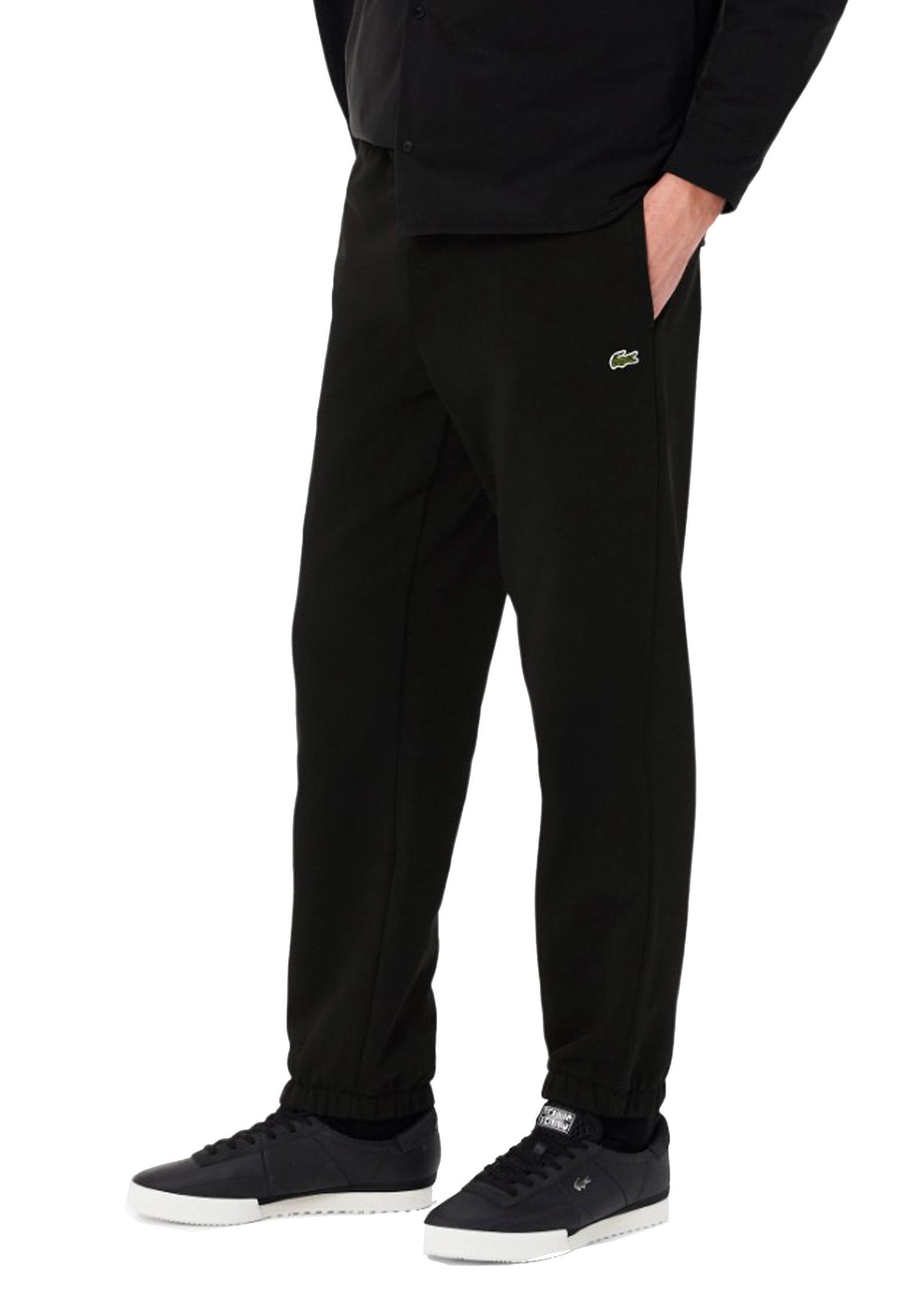 Pantaloni tuta neri regular fit sportivi Lacoste A25 XH9610 031031 LACOSTE 