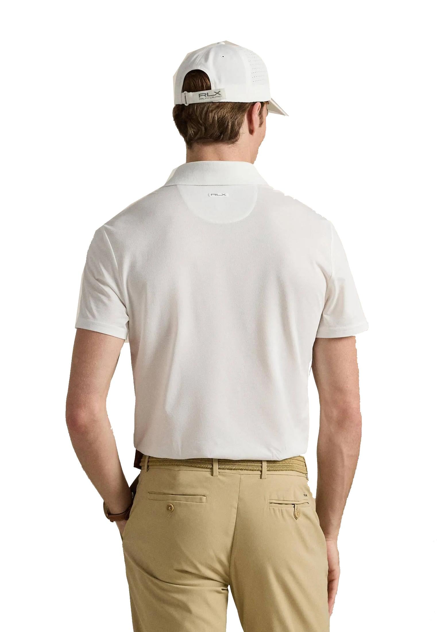 Polo bianca maniche corte Polo Ralph Lauren P26 785A87080001 CERAMIC WHITE POLO RALPH LAUREN 