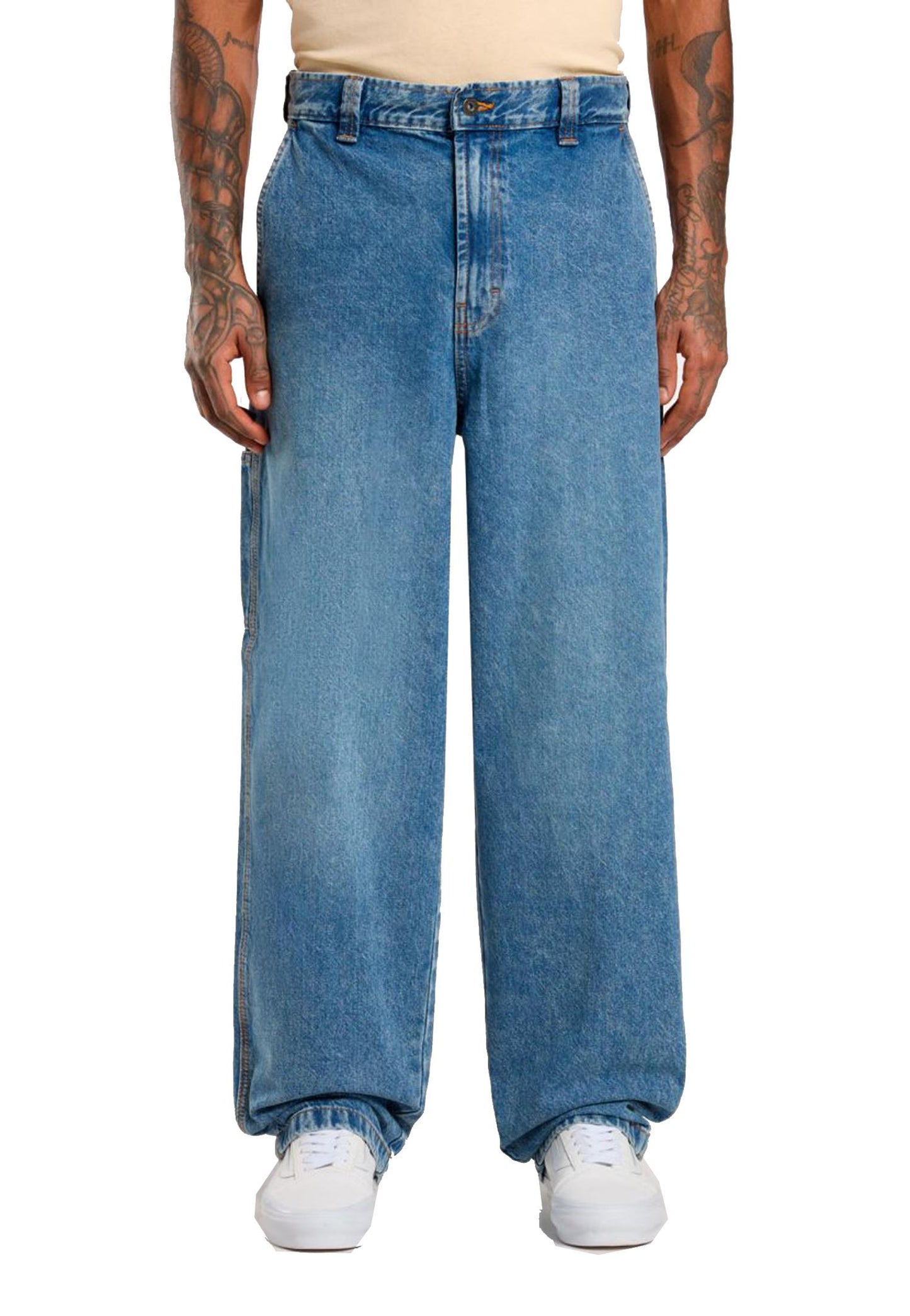 Pantaloni blu jeans denim Madison baggy Dickies P25 DK0A4YEC DENIM BLUBLU DICKIES 