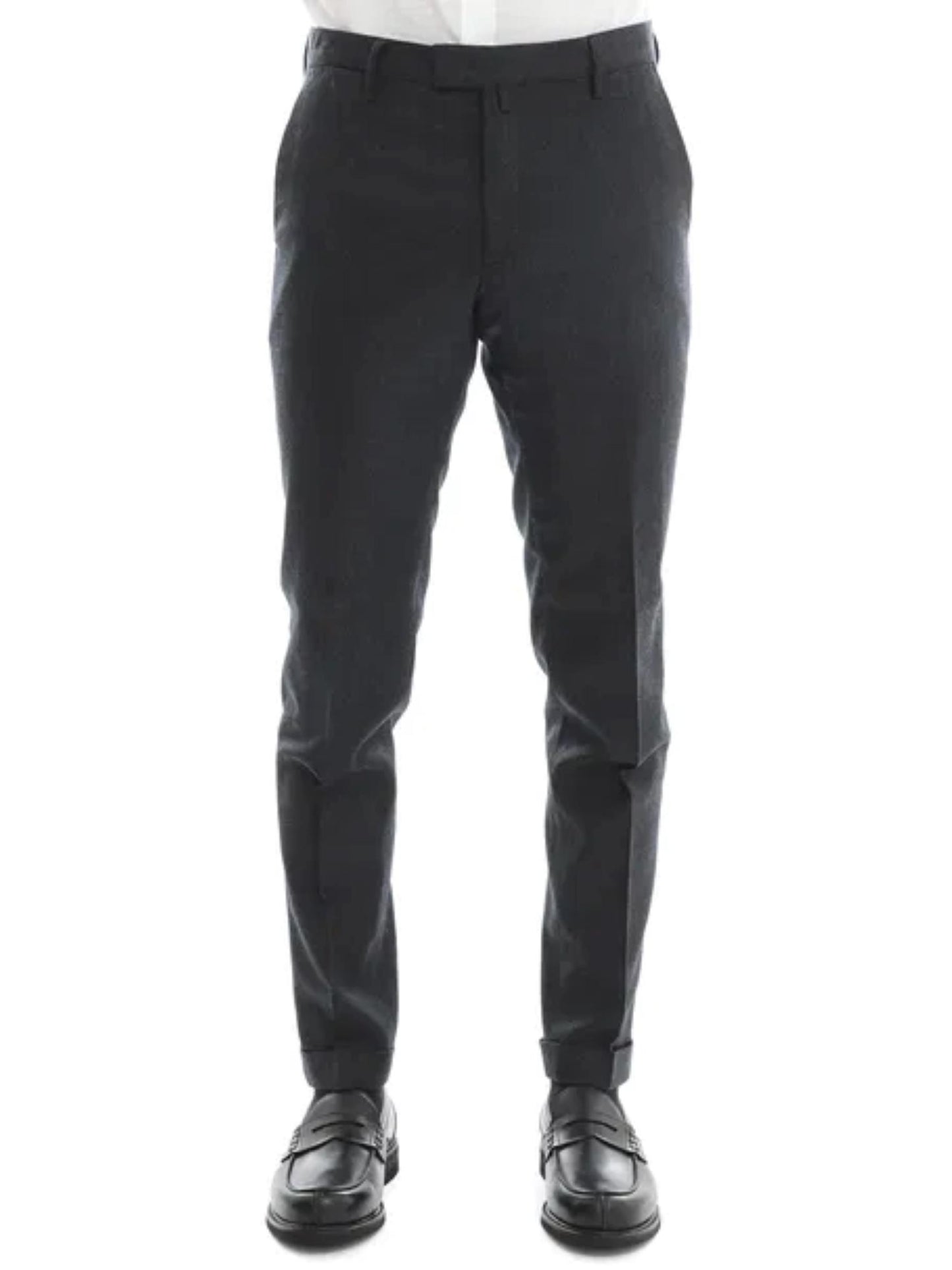 Pantaloni uomo natural stretch con zip grigio antracite Briglia 1949 A24 BG03P 424129 0009000090 BRIGLIA 1949 