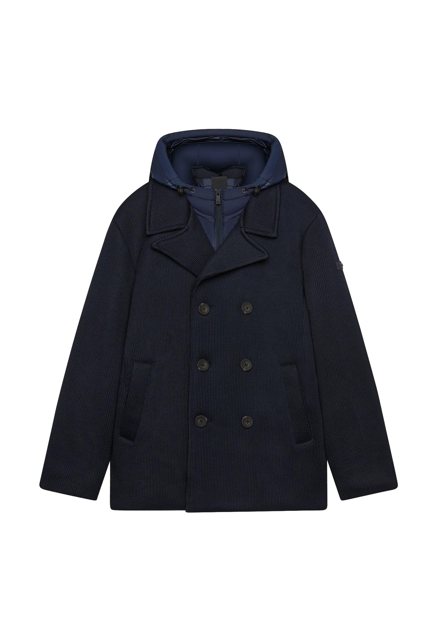 Giubbotto cappotto imbottito blu navy con cappuccio Unity A25 JA-GRAVITY-AW25 BNBN UNITY 