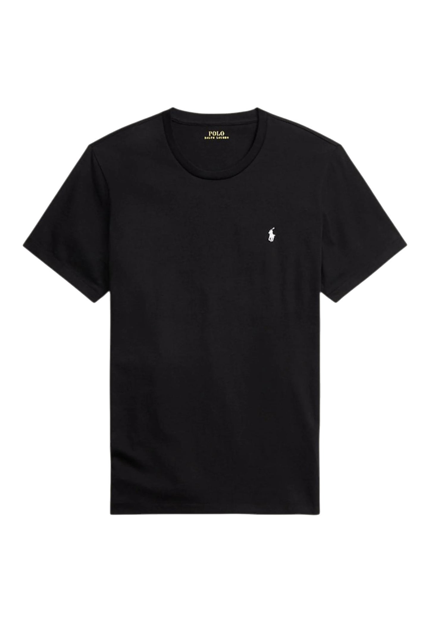 T-shirt girocollo nera cotone Polo Ralph Lauren P26 714844756006 POLO BLACK / WHITE PP POLO RALPH LAUREN 