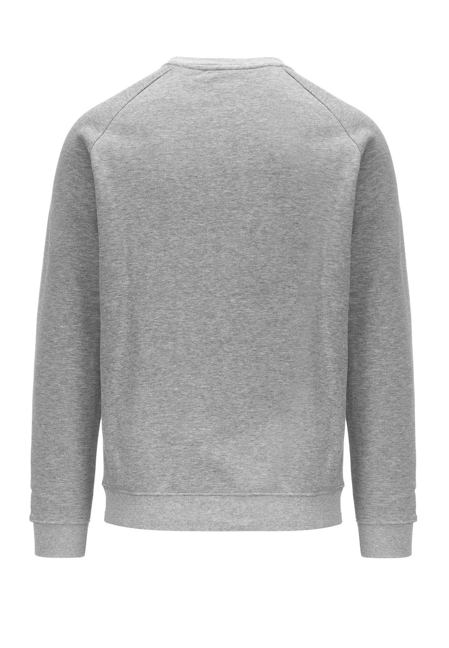 Melange gray crewneck sweatshirt with Caimali Kappa logo A23
