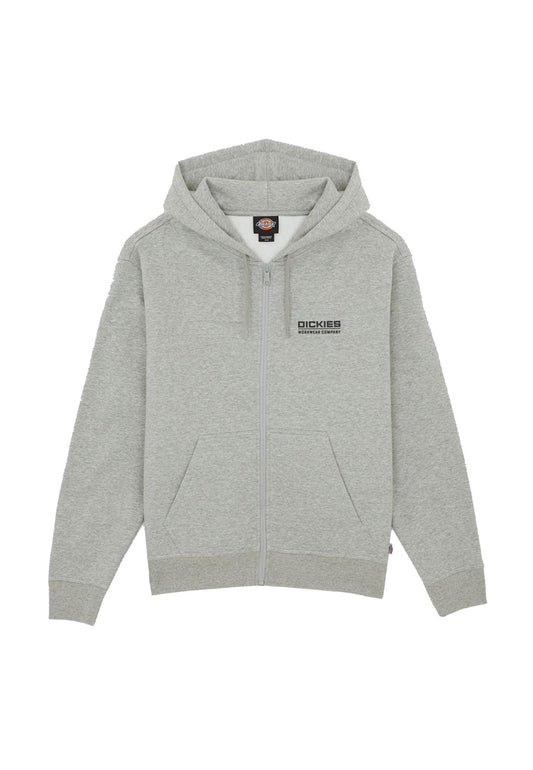 Felpa con cappuccio fullzip grigia Bolivar Dickies A25 DK0A88L5GYM1 DKGYMDKGYM DICKIES 