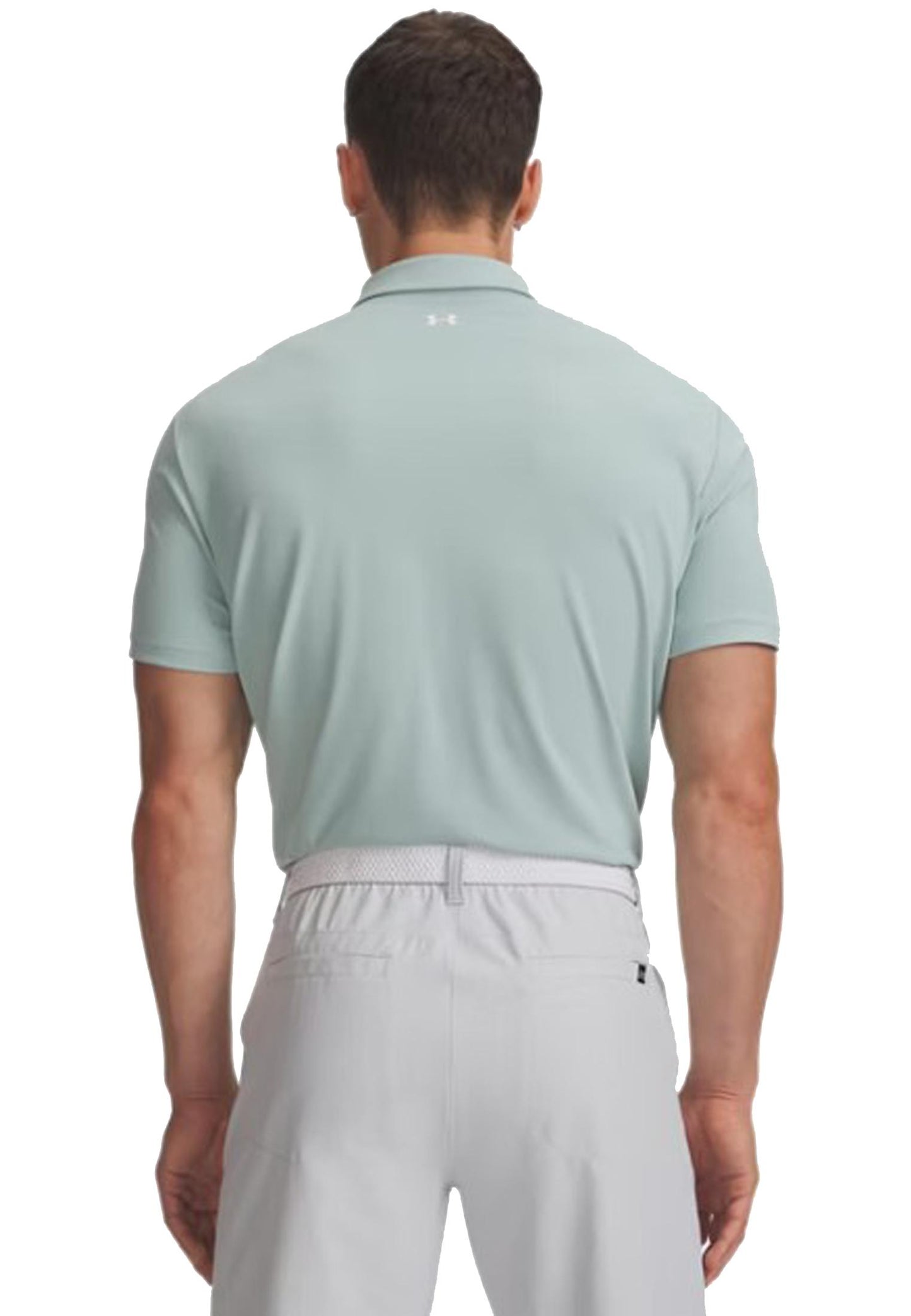 Polo a manica corta sportiva azzurra Golf Drive Pique Under Armour P26 77-6012303 04770477 UA GOLF 