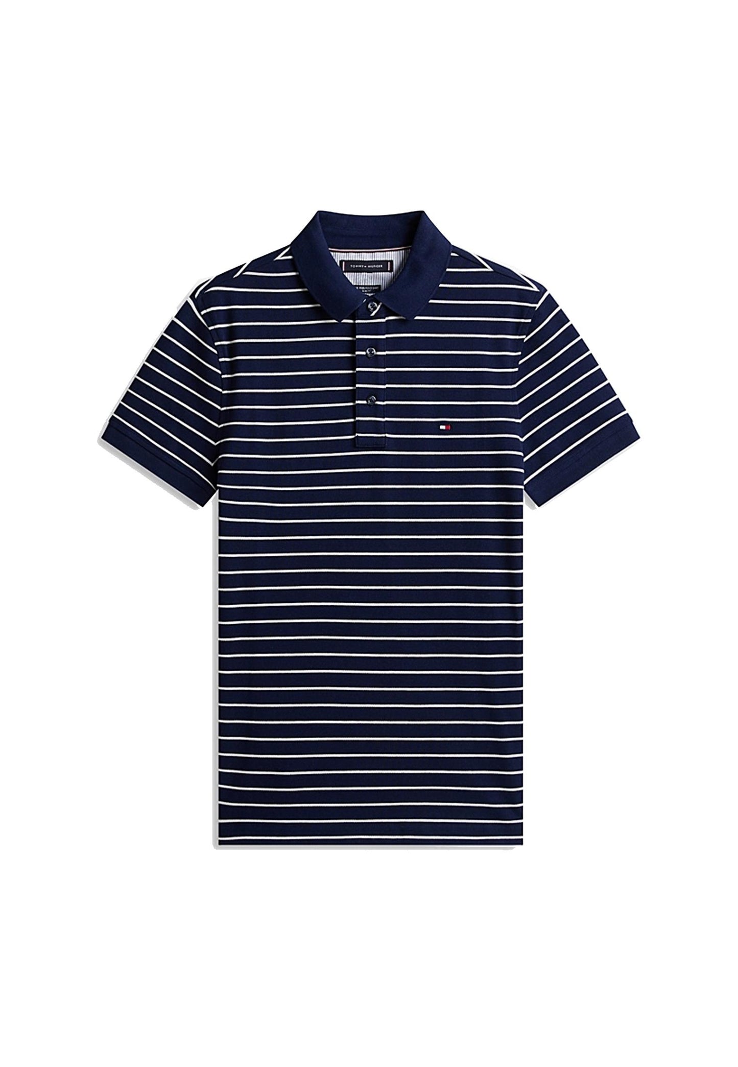 Polo righe blu bianche cotone slim fit Tommy Hilfiger P26 MW0MW177710X5 0X50X5 TOMMY HILFIGER 