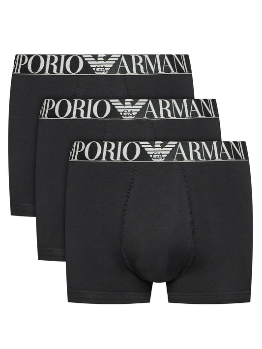 Boxer intimo tre paia nero bianco Emporio Armani A24