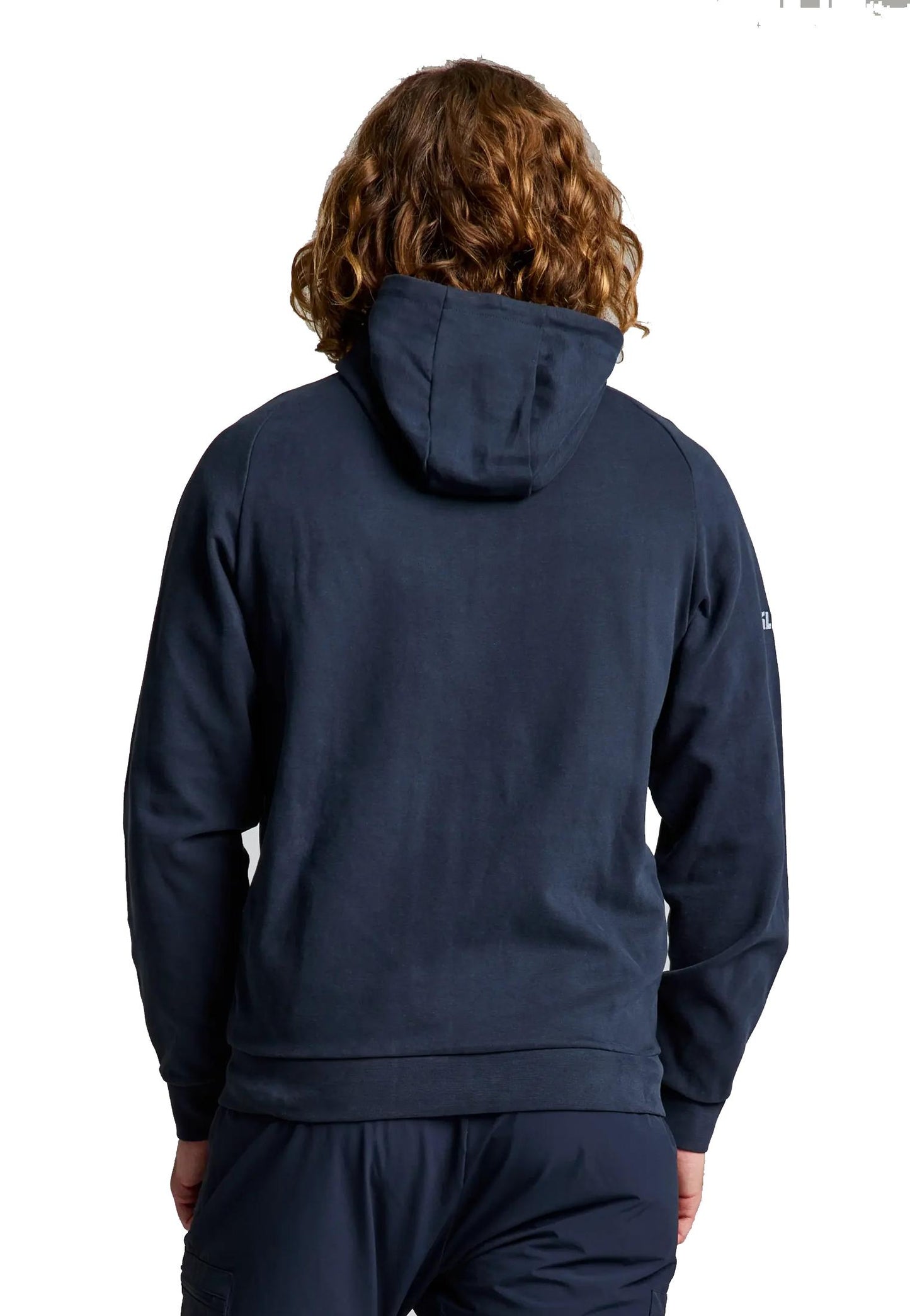 Felpa con cappuccio blu cotone Deck FZ Slam A25 A106007S00 W13DARK NAVY SLAM 