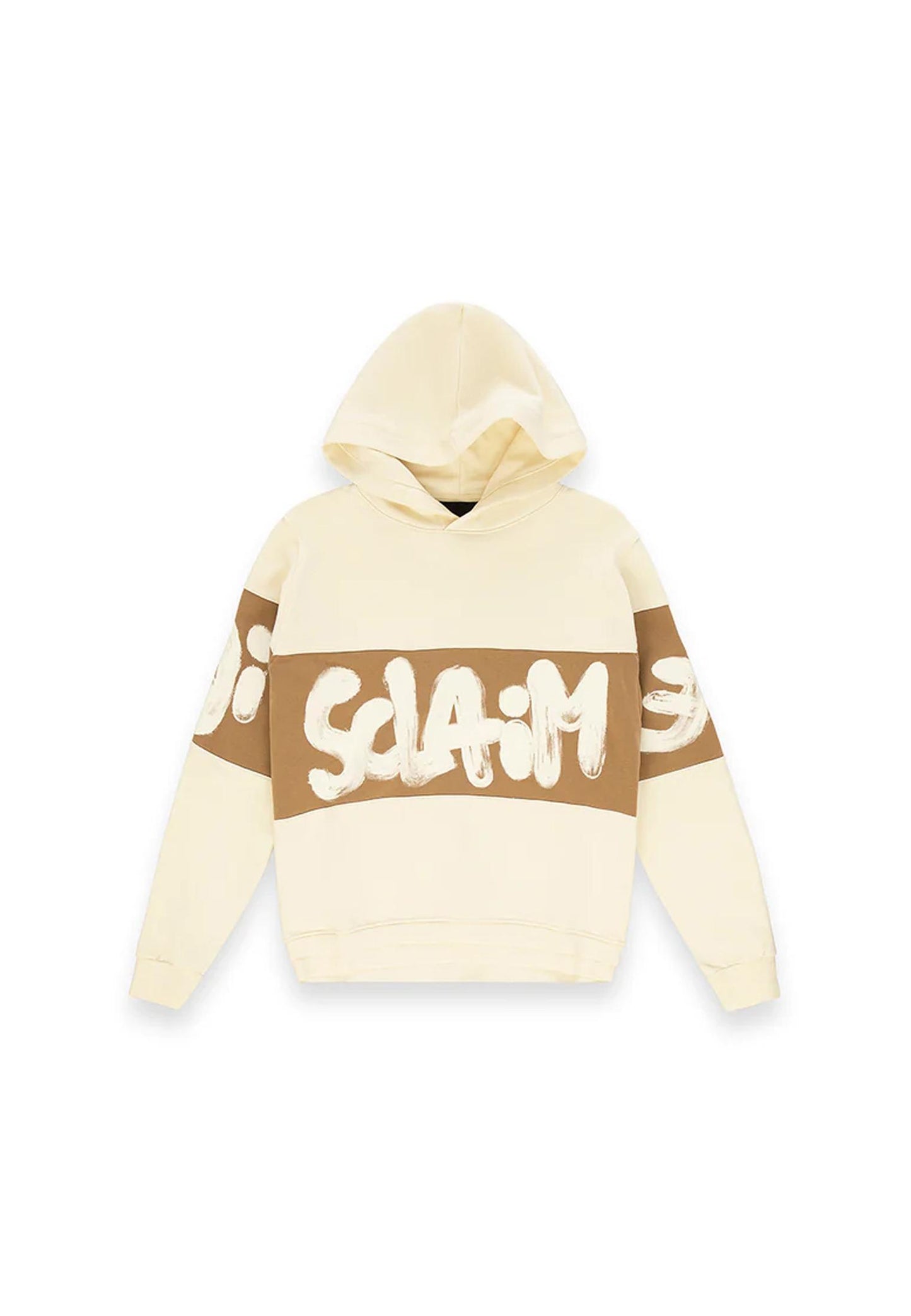 Felpa di cappuccio beige cotone Disclaimer A25 25IDS55362 //LATTE DISCLAIMER 