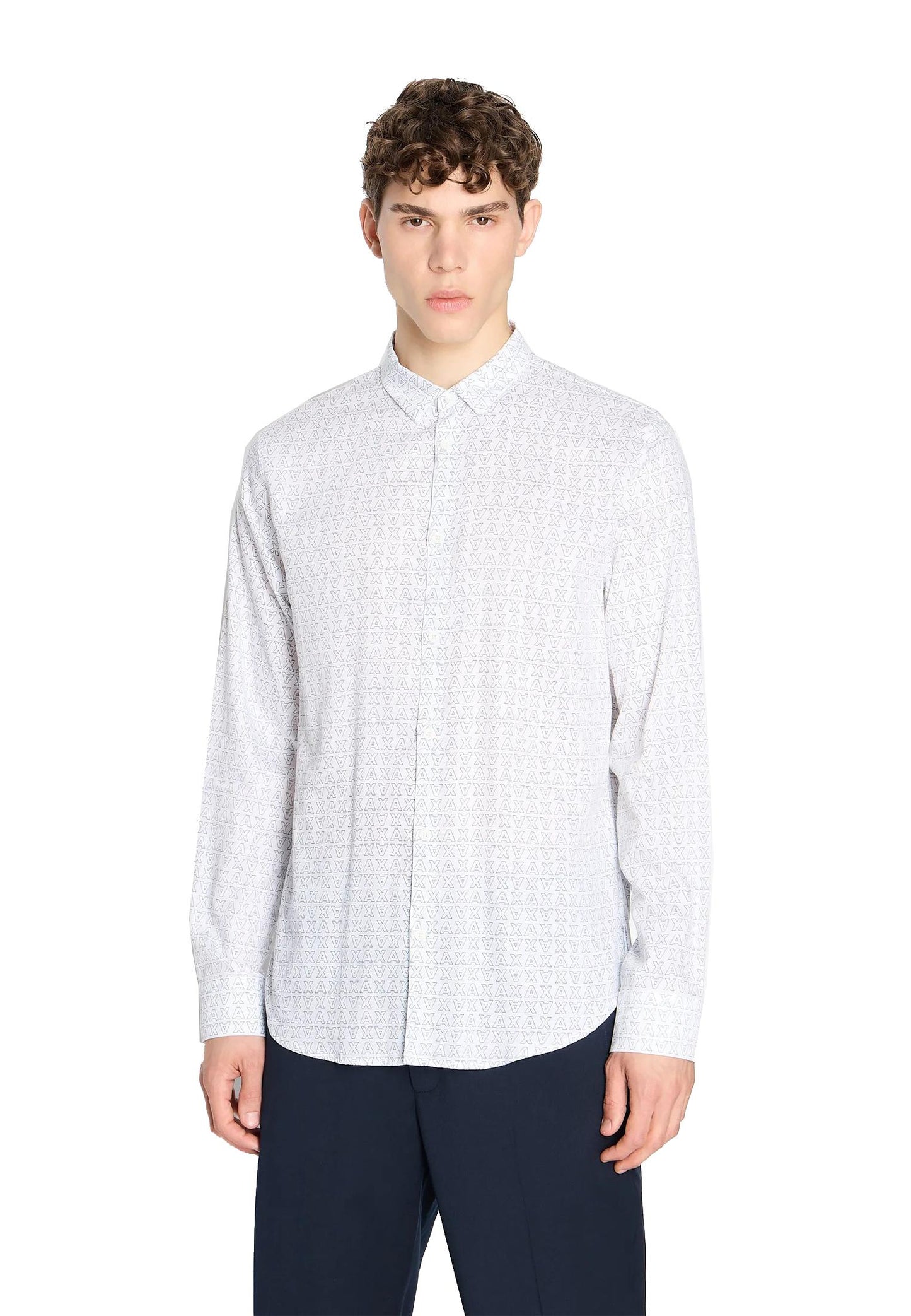 Armani Exchange A23 regular fit shirt in satin cotton