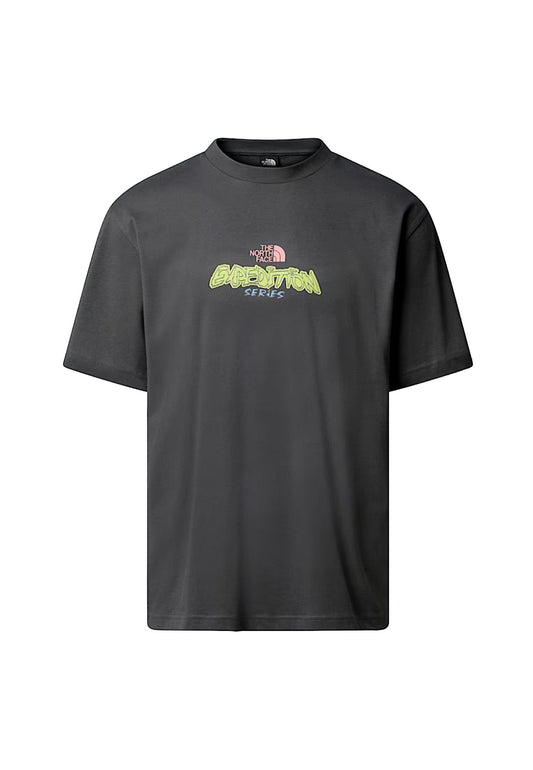T-shirt grigia girocollo cotone Expedition Celebration The North Face A25 NF0A8E3CRHI1 NFRHINFRHI THE NORTH FACE 