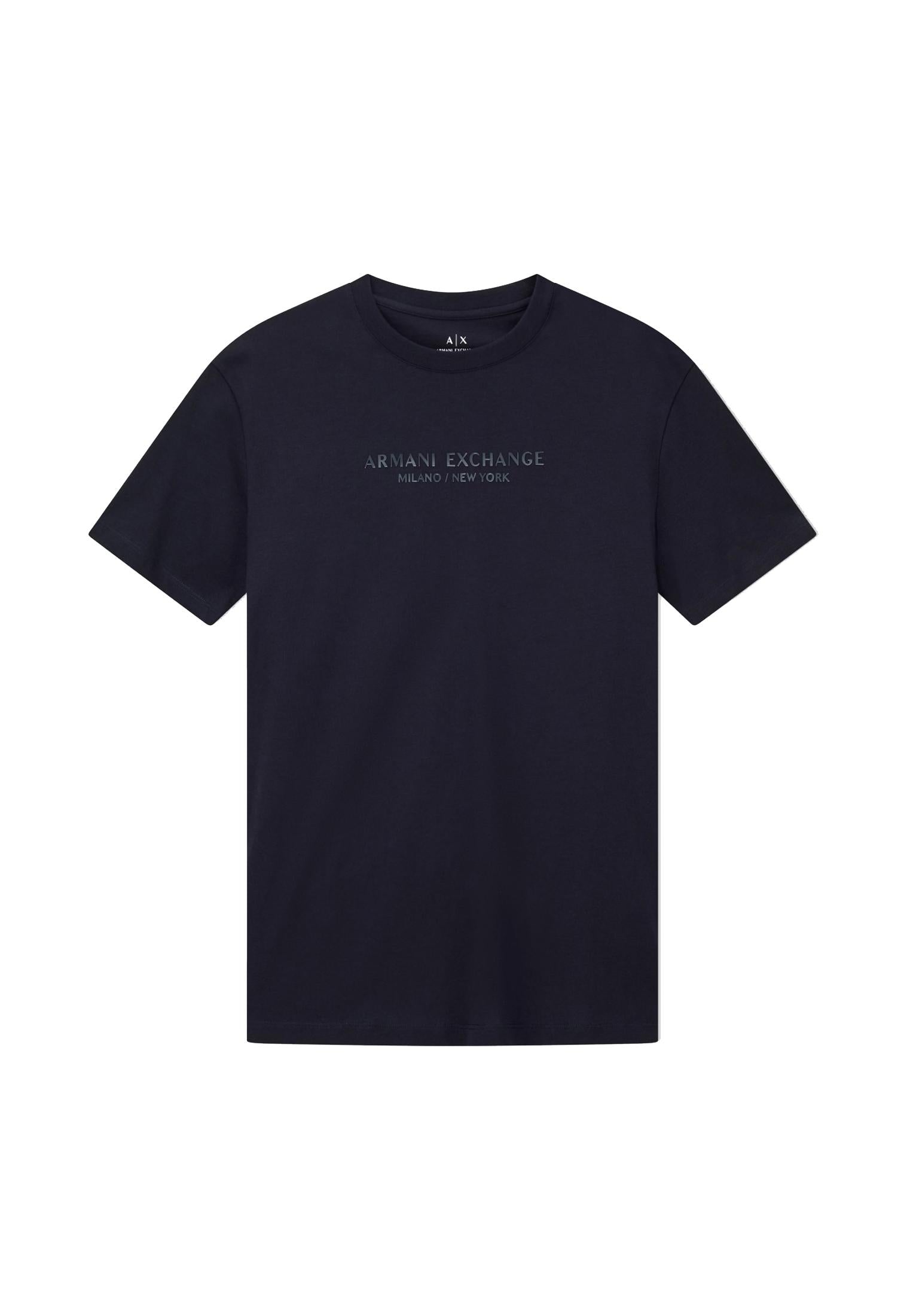 T-shirt girocollo blu navy jersey cotone Armani Exchange A25 XM001280 AF10361 UB101UB101 ARMANI EXCHANGE 