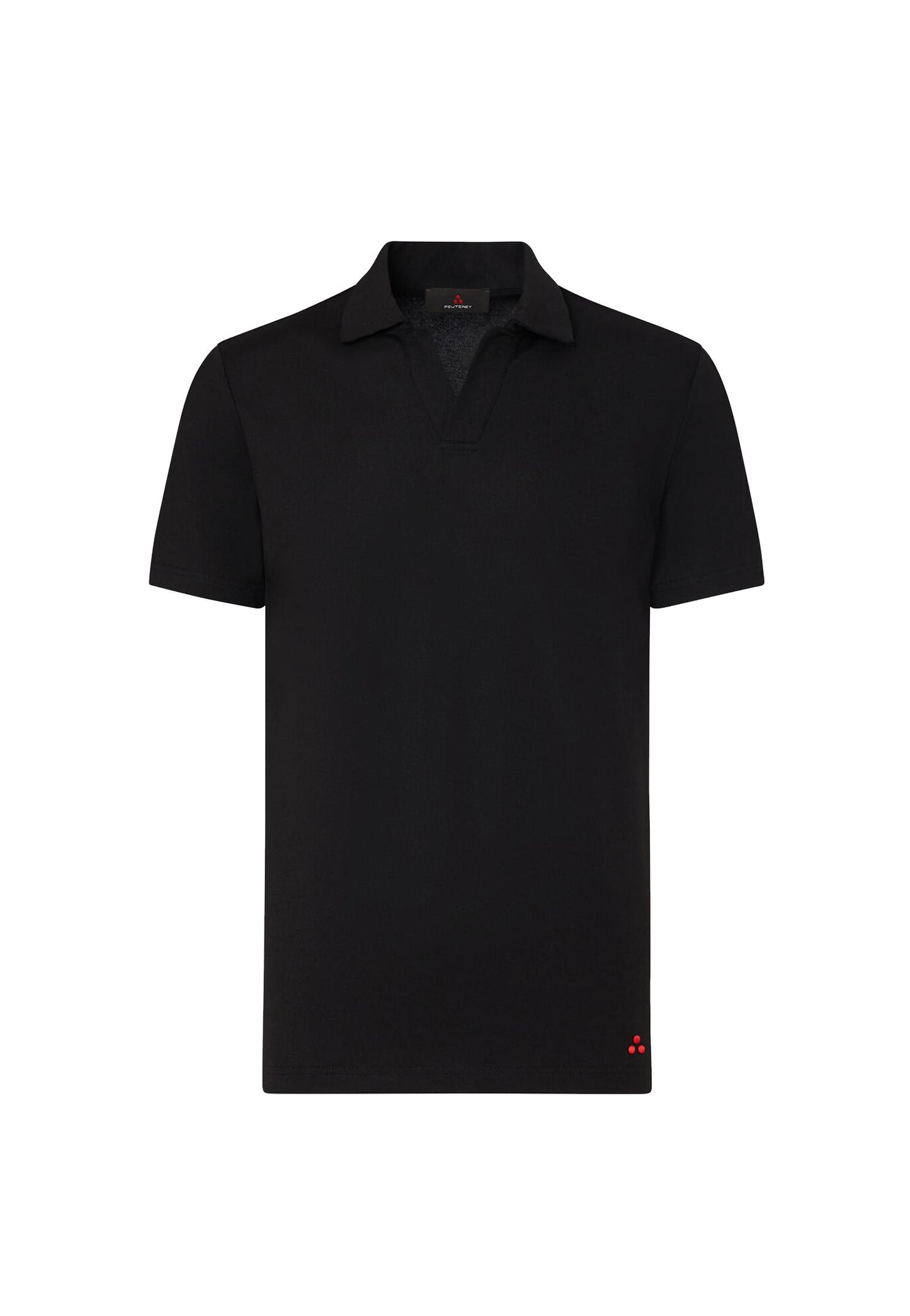 Polo manica corta nera misto cotone New Helgo Peuterey P26 PEU5847 99012182 NERNER PEUTEREY 