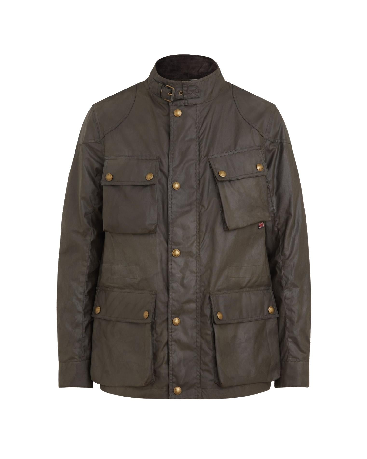 Giacca cerata verde oliva Fieldmaster Belstaff A25 105300 FDOLI BELSTAFF 
