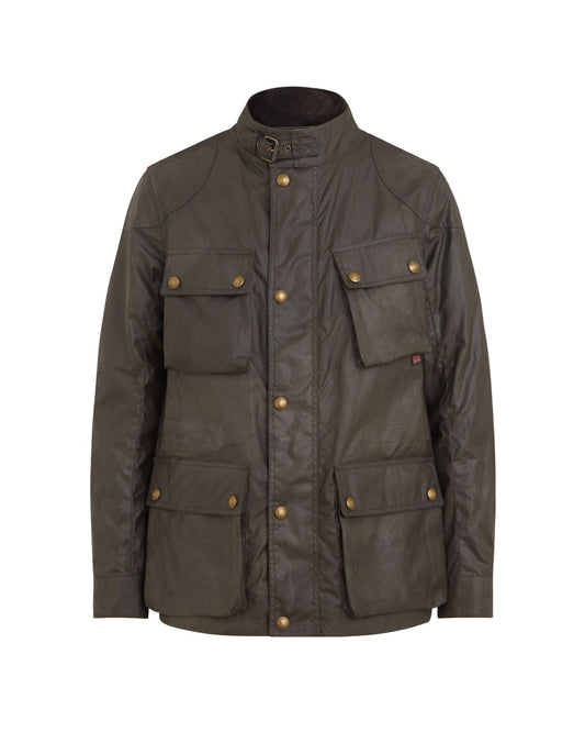 Giacca cerata verde oliva Fieldmaster Belstaff A25 105300 FDOLI BELSTAFF 