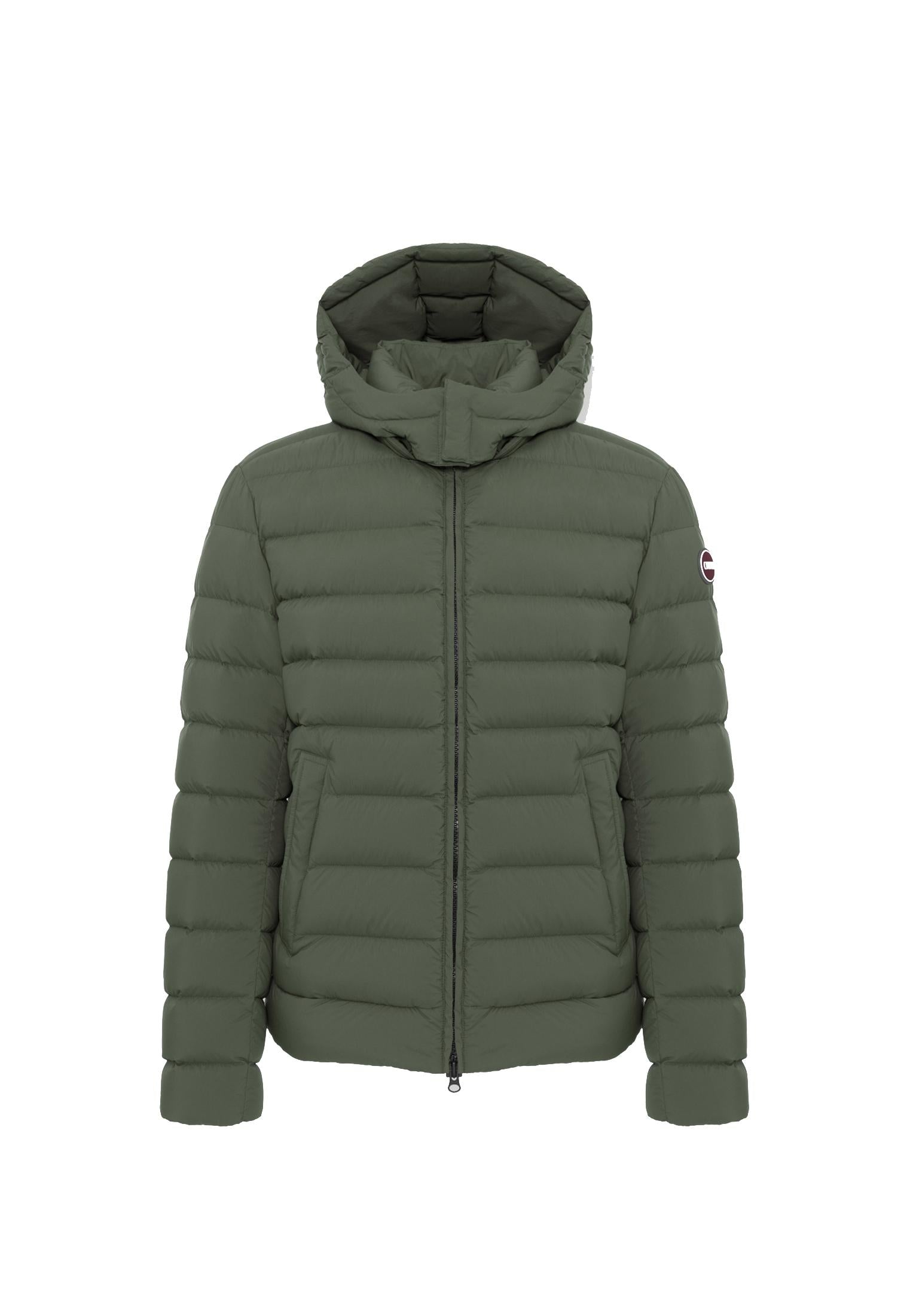 Giubbotto piumino con cappuccio staccabile verde Colmar A25 1252 4ZP498 COLMAR ORIGINALS 