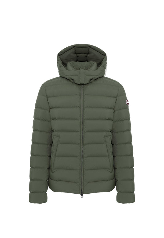 Giubbotto piumino con cappuccio staccabile verde Colmar A25 1252 4ZP498 COLMAR ORIGINALS 