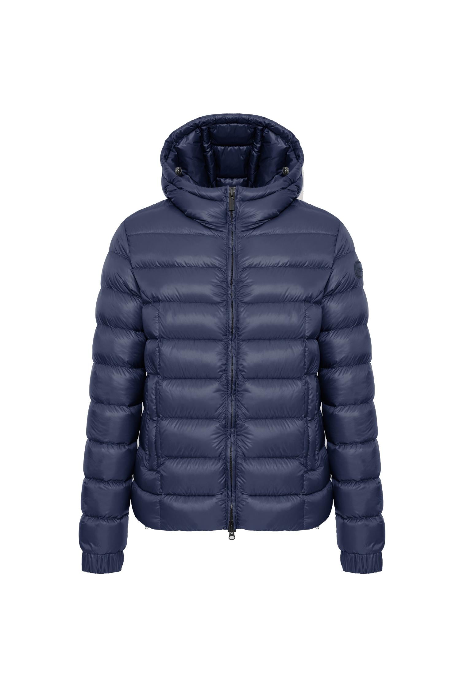 Giubbotto Piumino lucido con cappuccio blu navy Colmar A25 1271 2ZO68 COLMAR ORIGINALS 