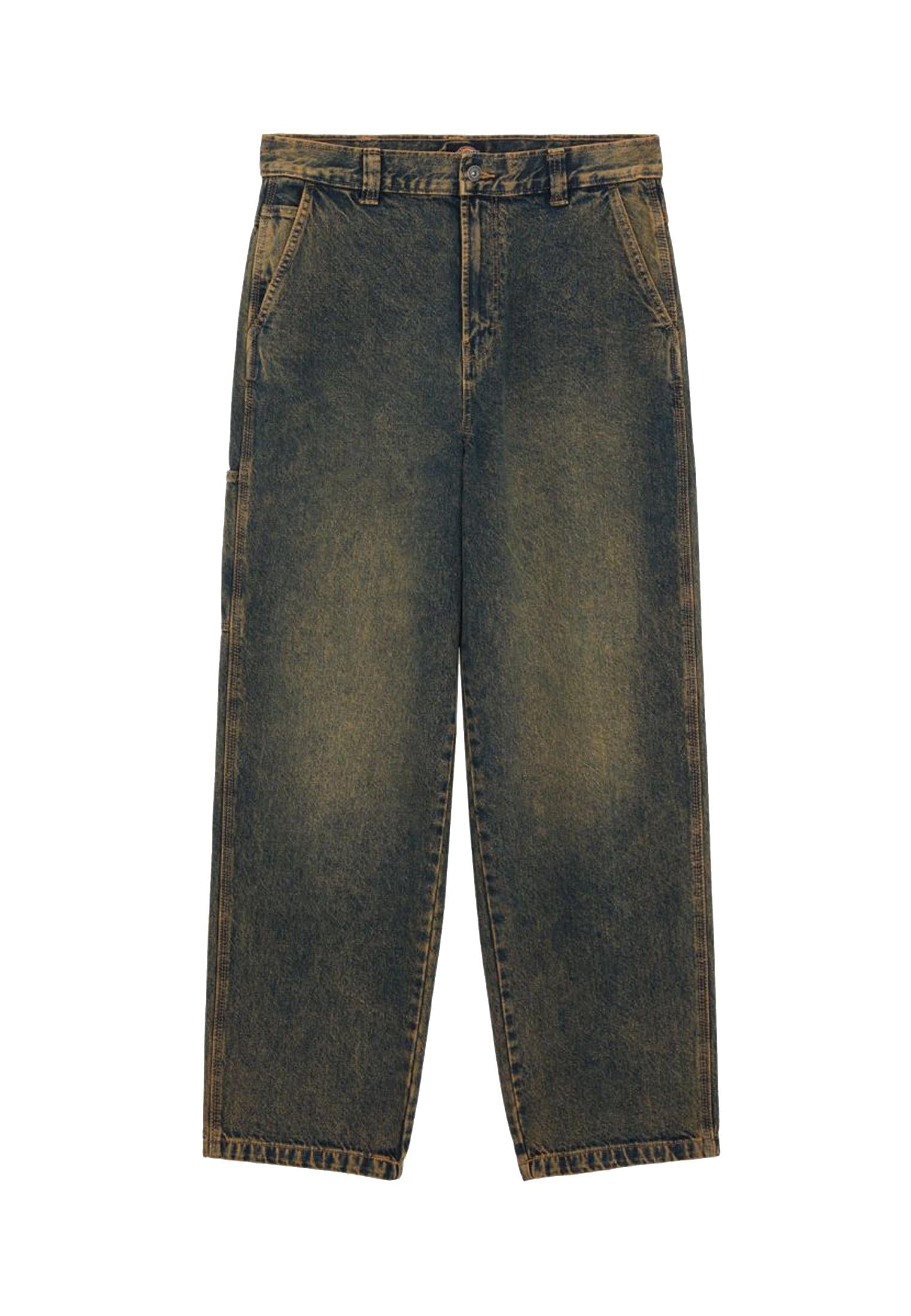 Pantaloni jeans gialli denim Madison baggy Dickies P25 DK0A4YEC YELLOW WASH K581YELL WASH K581 DICKIES 