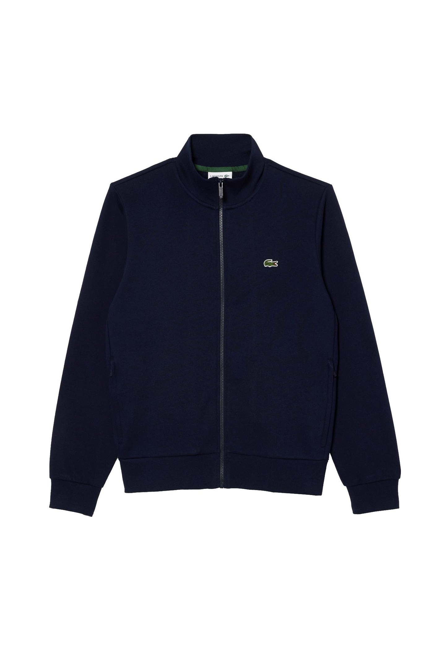 Felpa in pile collo alto full zip blu Lacoste A25 SH9622 166166 LACOSTE 