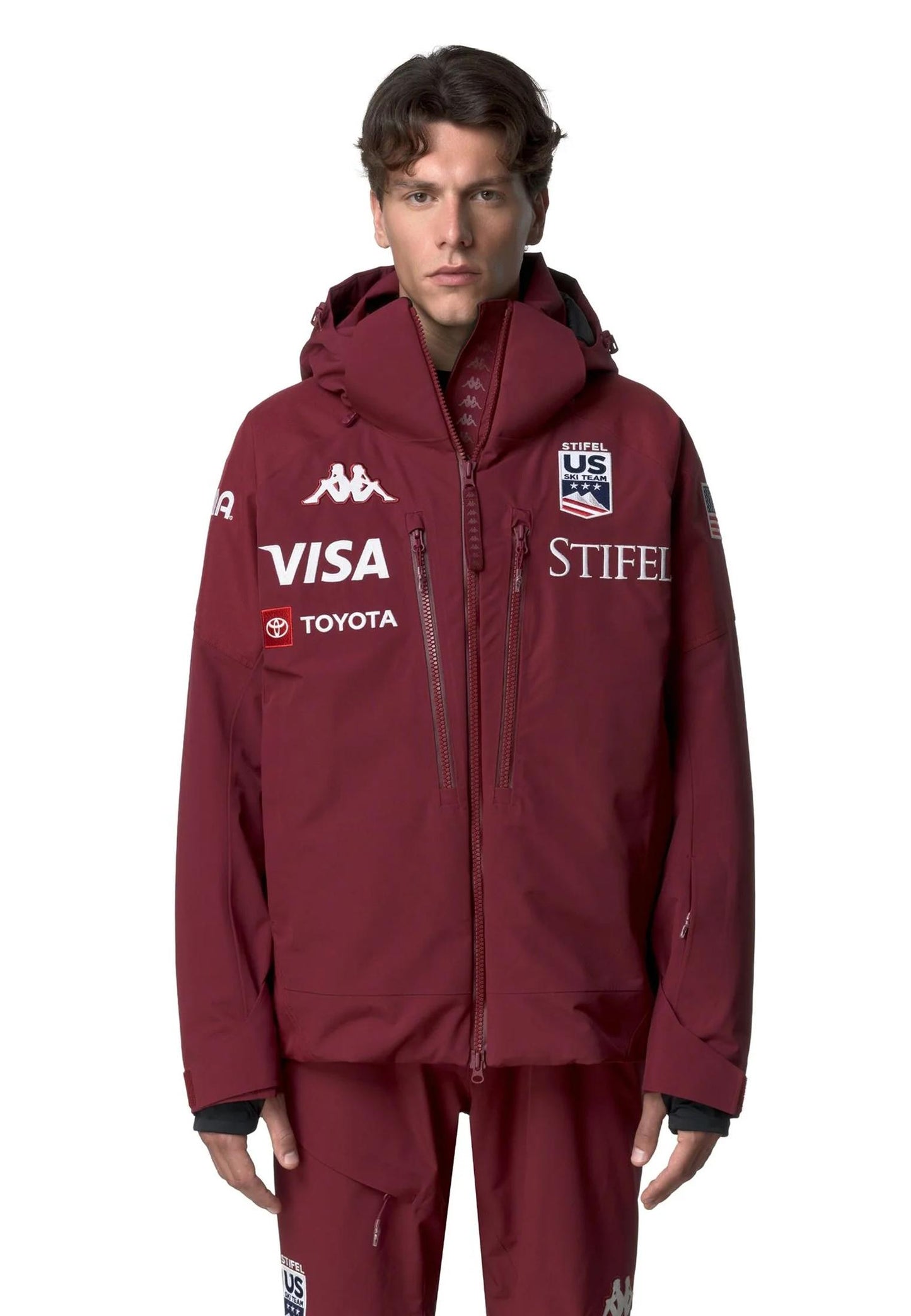 Giacca da sci snowboard rossa 602C US Kappa A25 331Q3RW WP2WP2 KAPPA SKI 