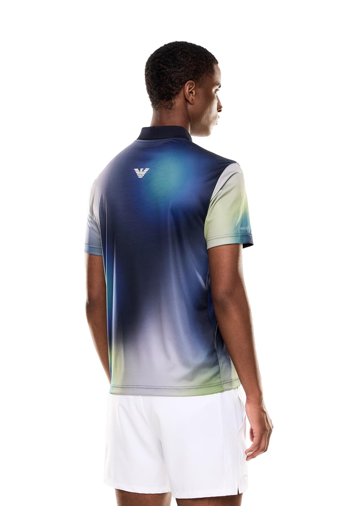 Polo multicolore sportiva tecnica tennis padel Ventus7 EA7 Armani A25 7M000839 AF17682 MB043MB043 EA7 TENNIS 