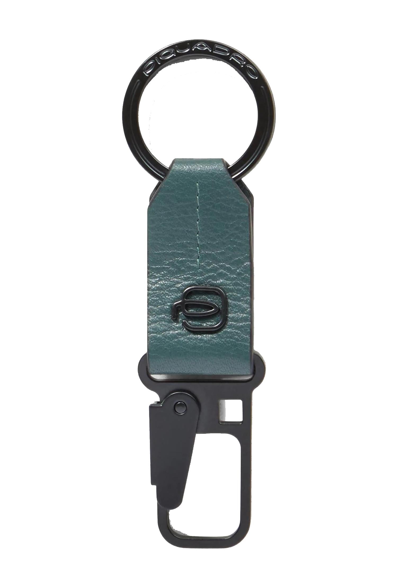 Moschettone portachiavi in pelle verde Piquadro A25 PC6846W137 VEVE PIQUADRO 
